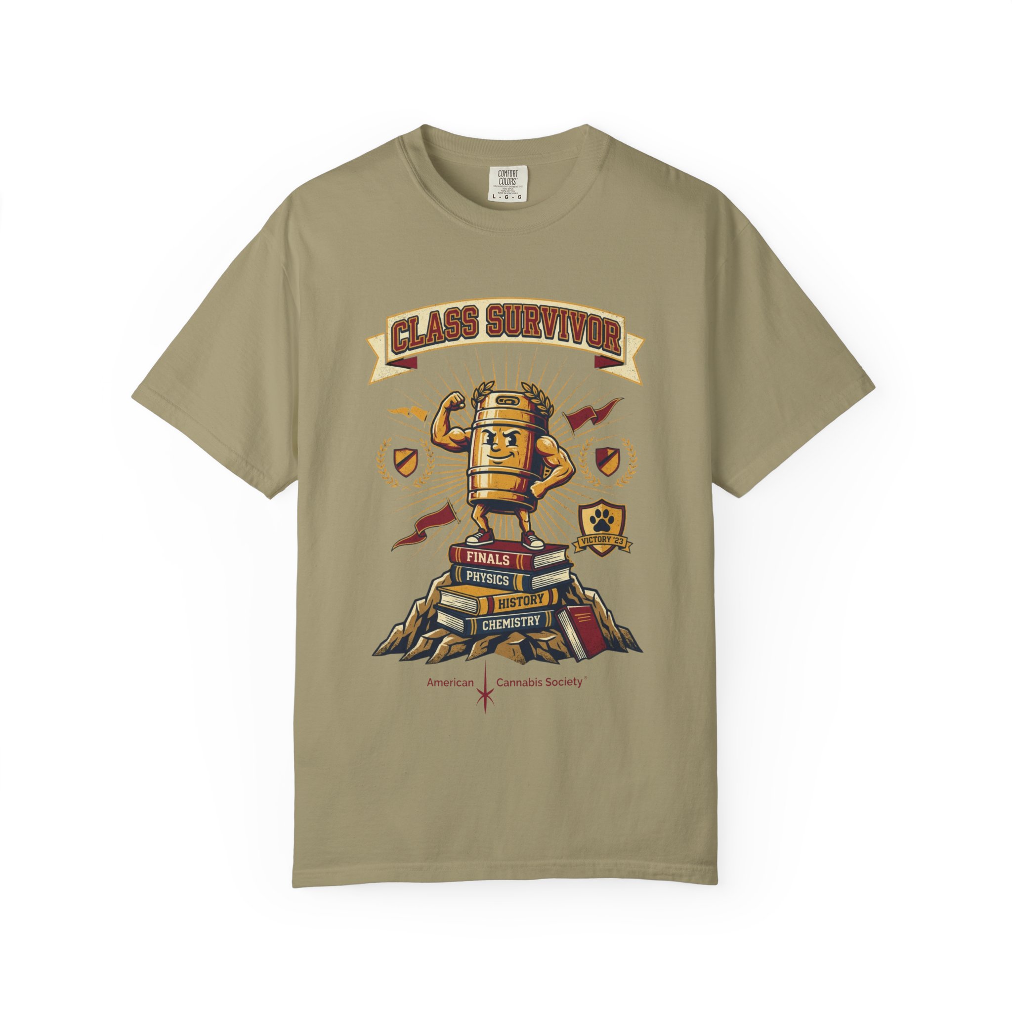 T‑Shirt — "Class Survivor" Vintage Trophy Design (Graduation/School Spirit) - Image 25