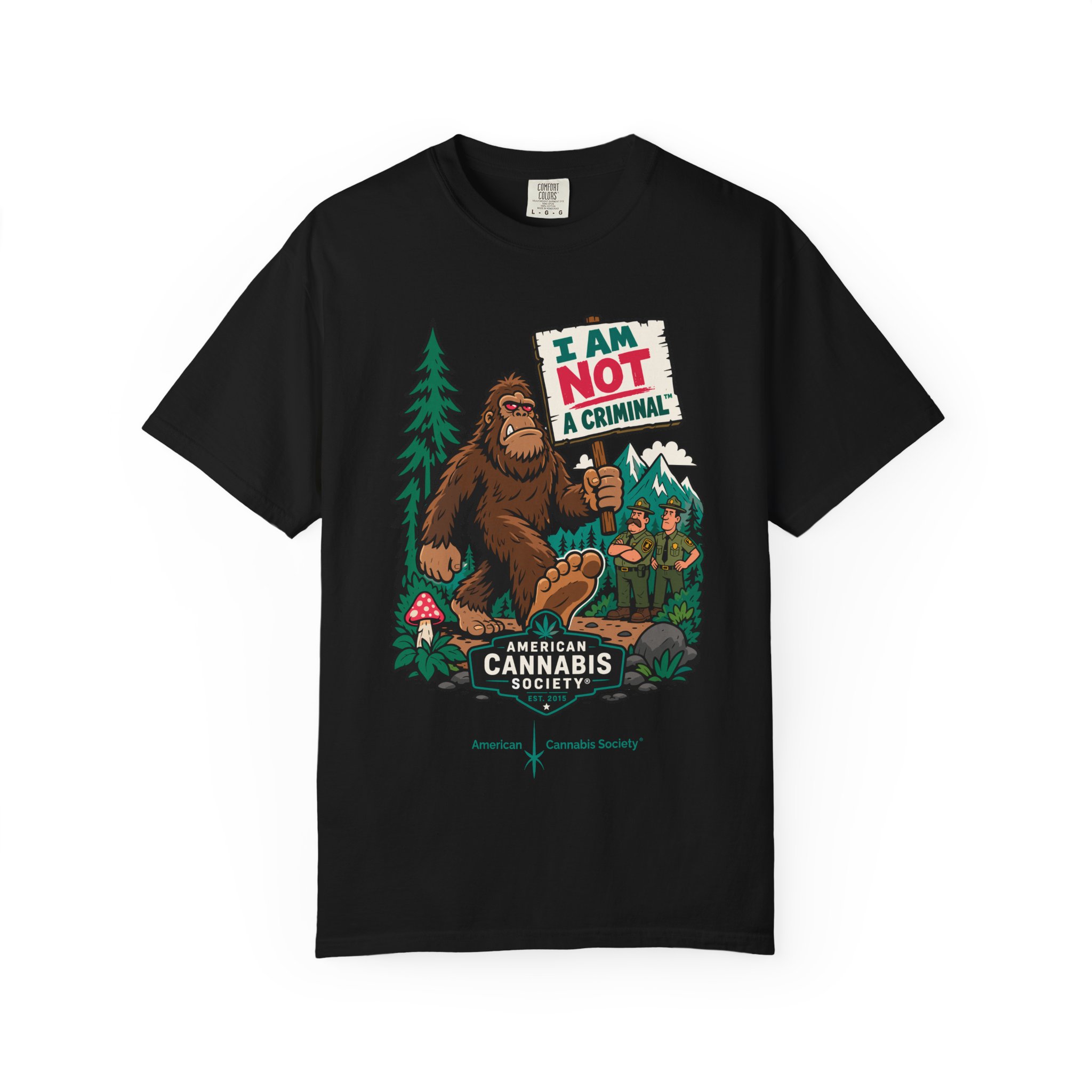 I Am Not a Criminal™ Sasquatch Tee — ACS® Protest Graphic - Image 49