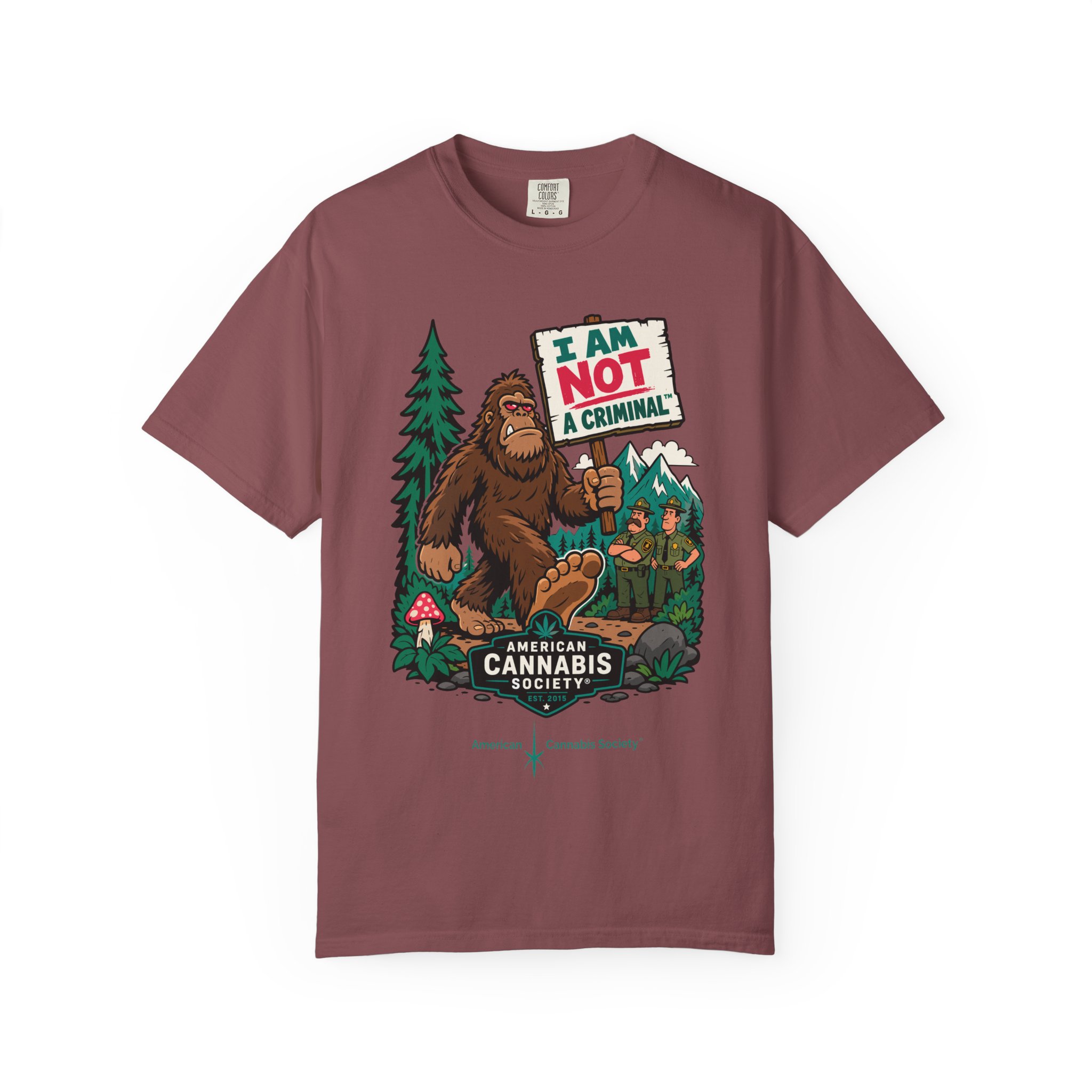 I Am Not a Criminal™ Sasquatch Tee — ACS® Protest Graphic - Image 13