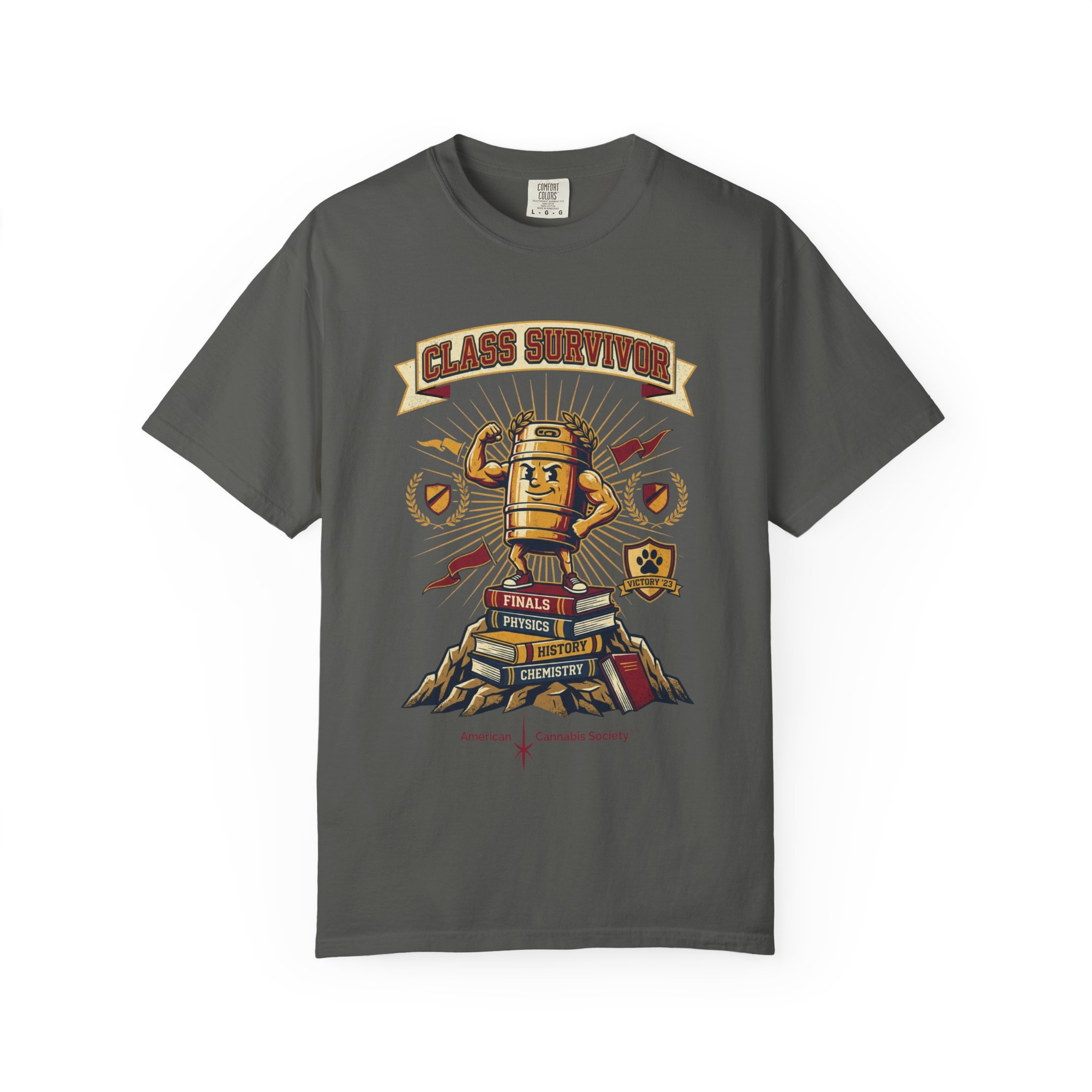 T‑Shirt — "Class Survivor" Vintage Trophy Design (Graduation/School Spirit) - Image 33