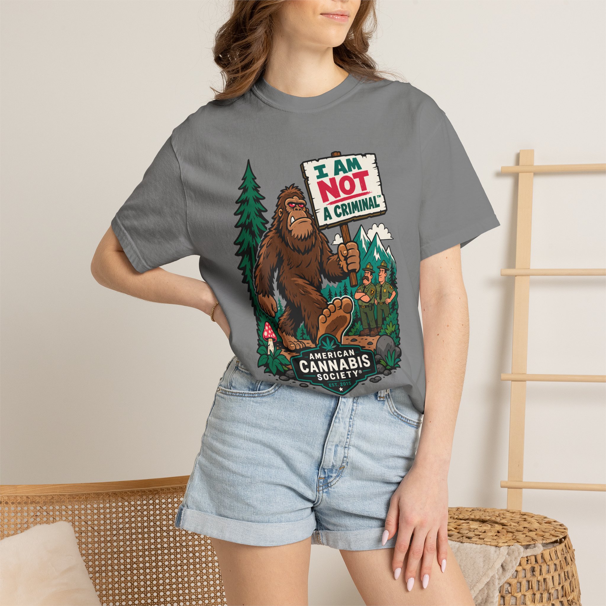 I Am Not a Criminal™ Sasquatch Tee — ACS® Protest Graphic - Image 36