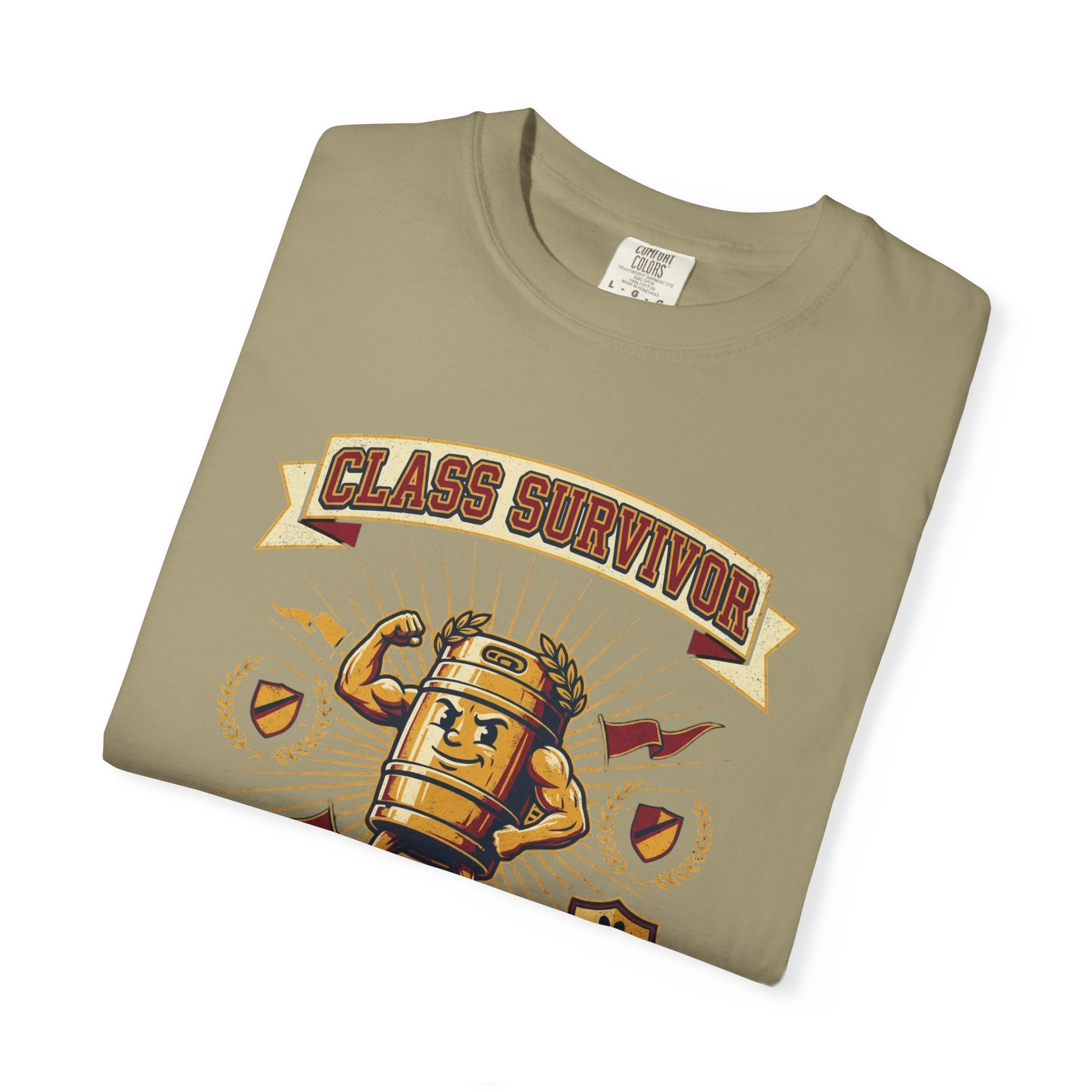 T‑Shirt — "Class Survivor" Vintage Trophy Design (Graduation/School Spirit) - Image 27