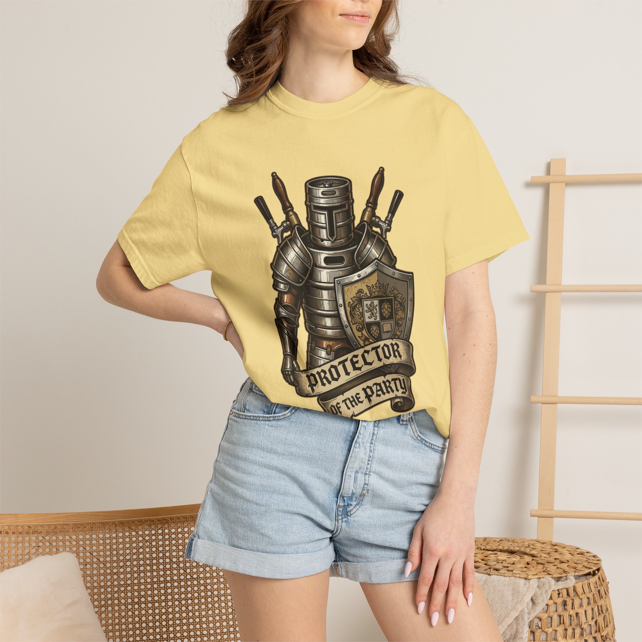 Protector of the Party T-Shirt — Medieval Knight RPG Gaming Tee - Image 28