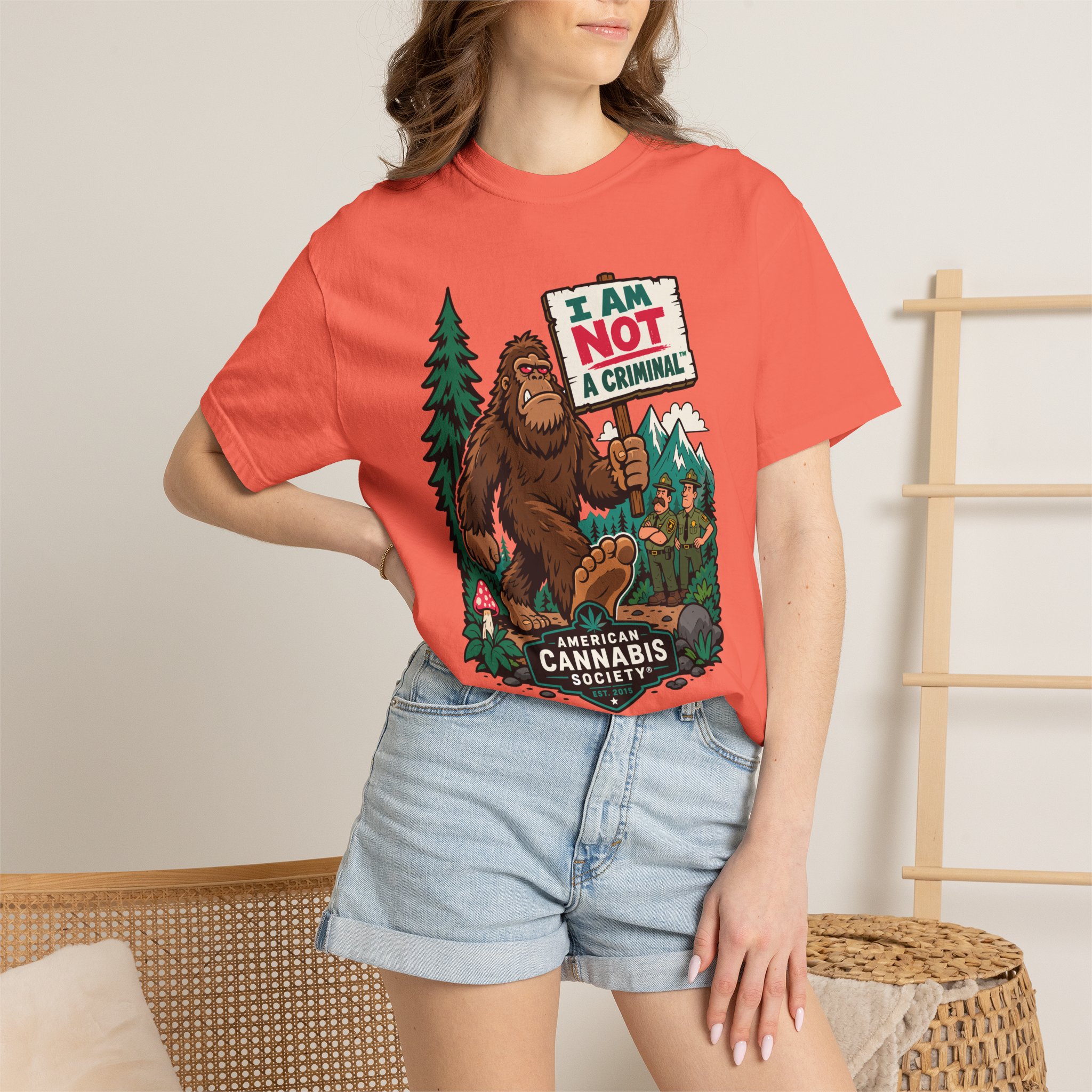 I Am Not a Criminal™ Sasquatch Tee — ACS® Protest Graphic - Image 12
