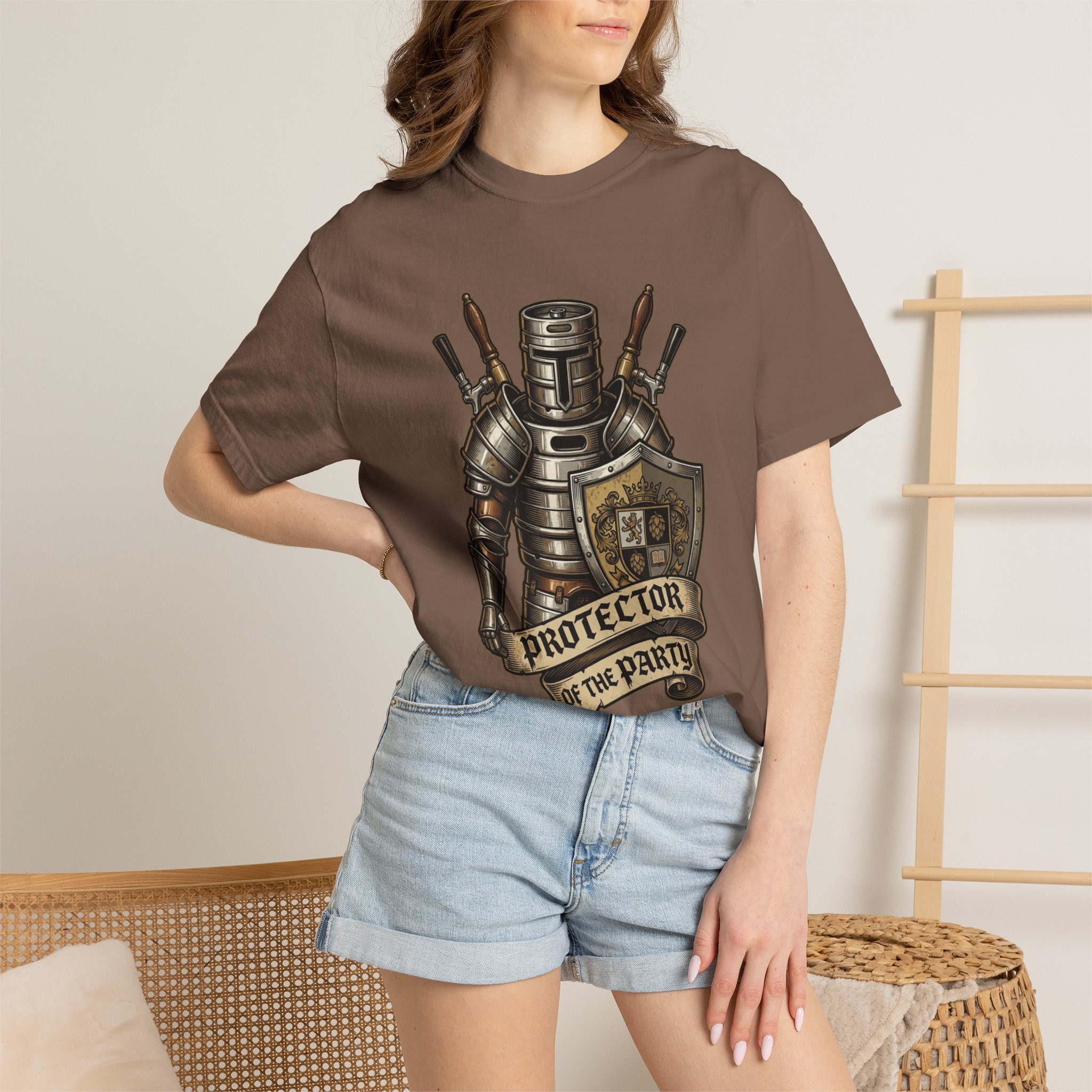 Protector of the Party T-Shirt — Medieval Knight RPG Gaming Tee - Image 24