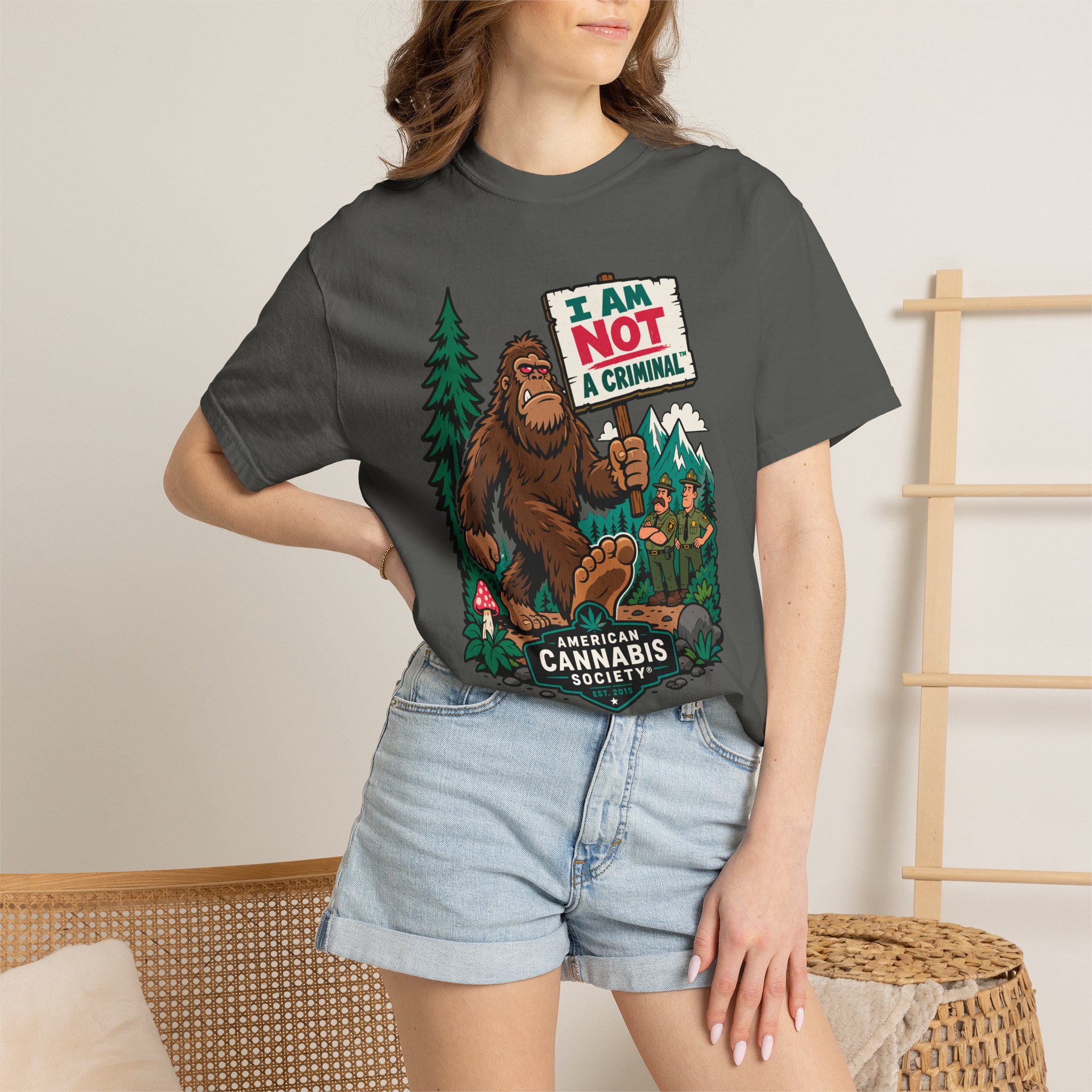 I Am Not a Criminal™ Sasquatch Tee — ACS® Protest Graphic - Image 32