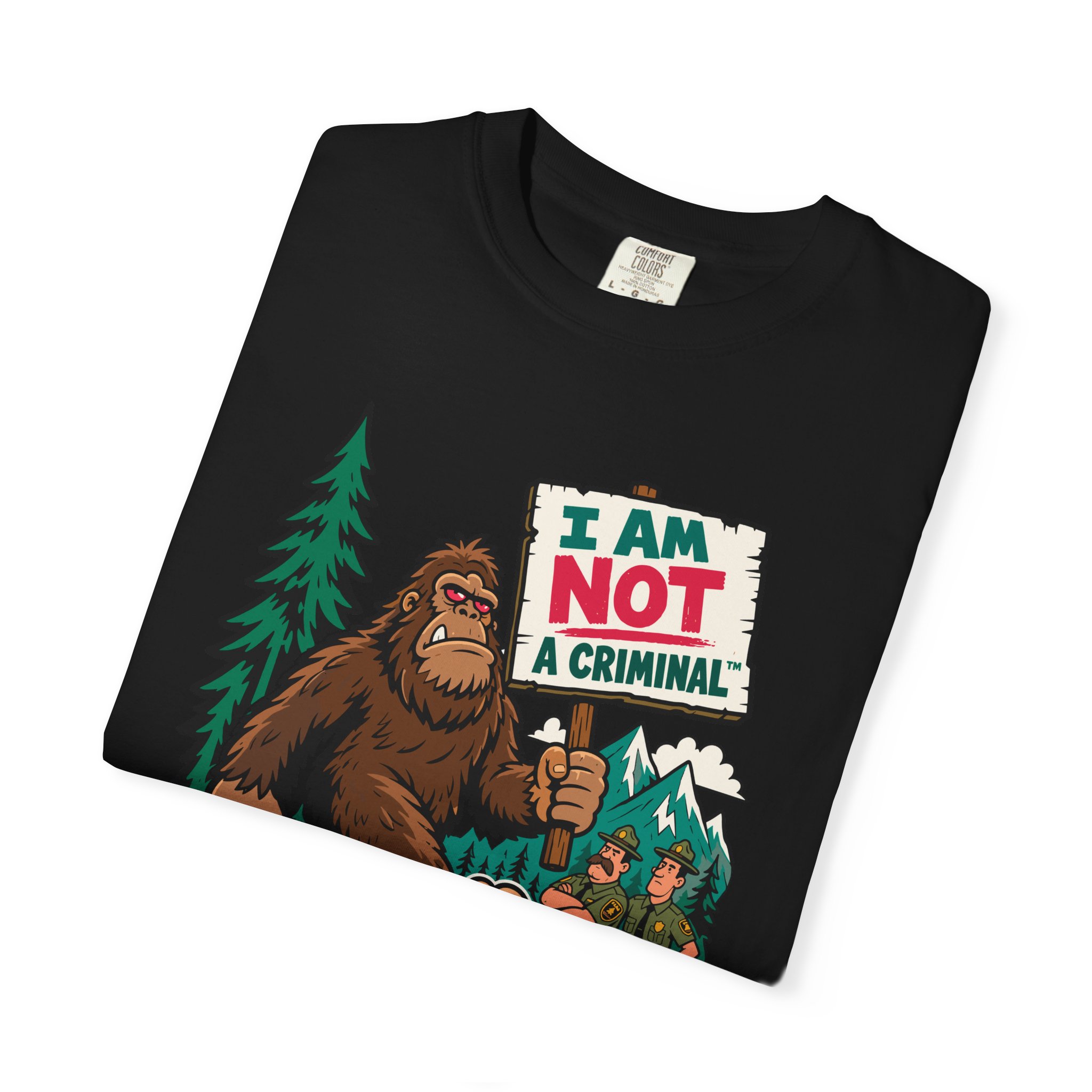 I Am Not a Criminal™ Sasquatch Tee — ACS® Protest Graphic - Image 51