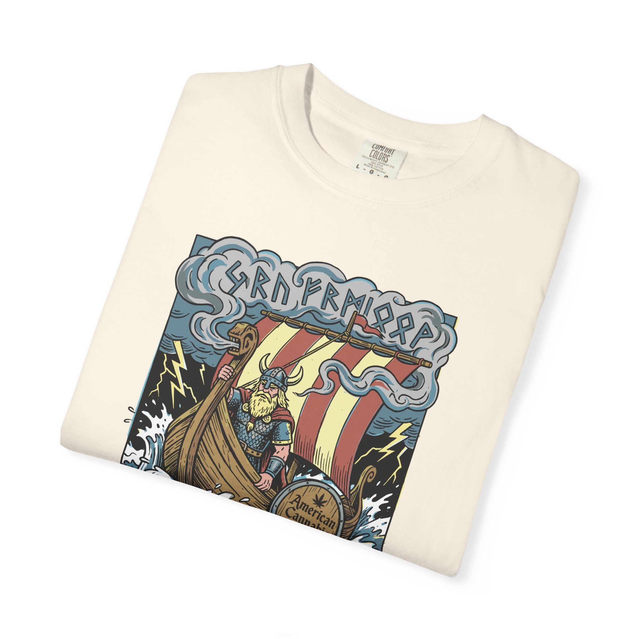 Viking Ship 'Getting Nice' Graphic T‑Shirt — Retro Norse Adventure Tee - Image 32