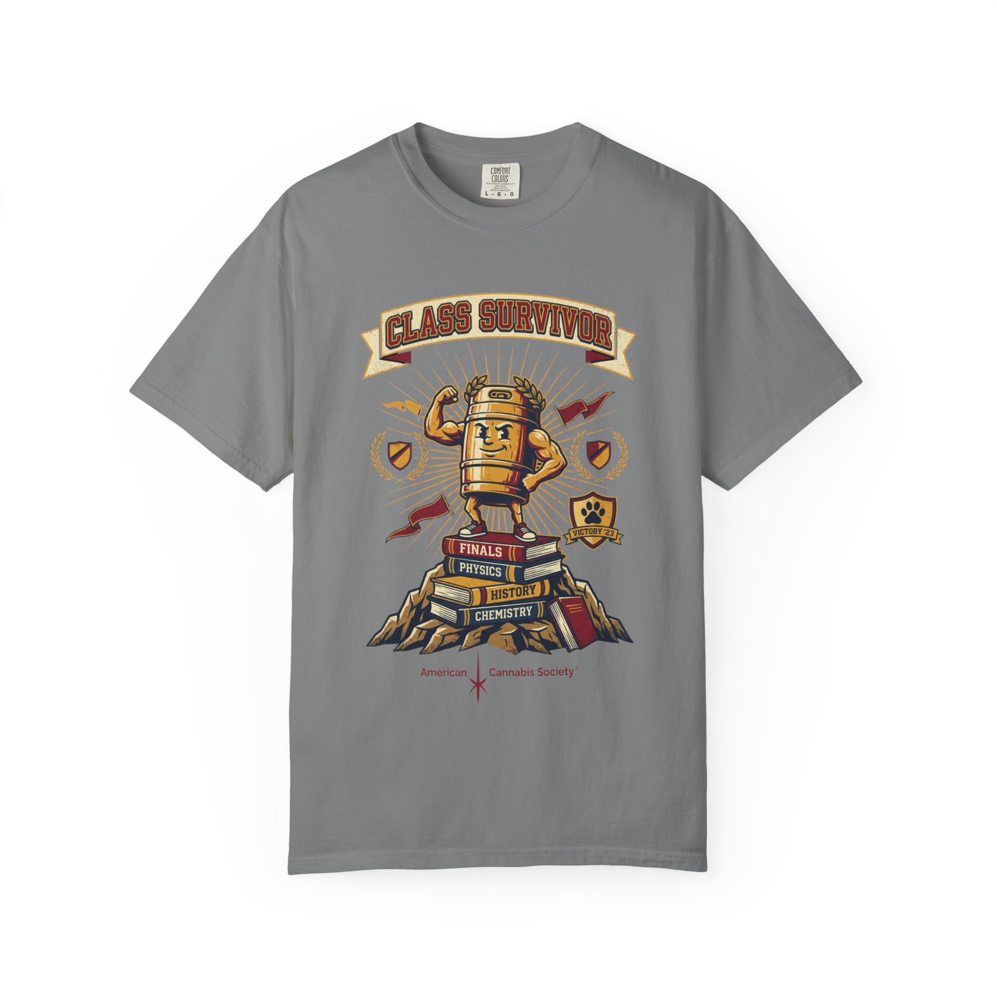 T‑Shirt — "Class Survivor" Vintage Trophy Design (Graduation/School Spirit) - Image 37