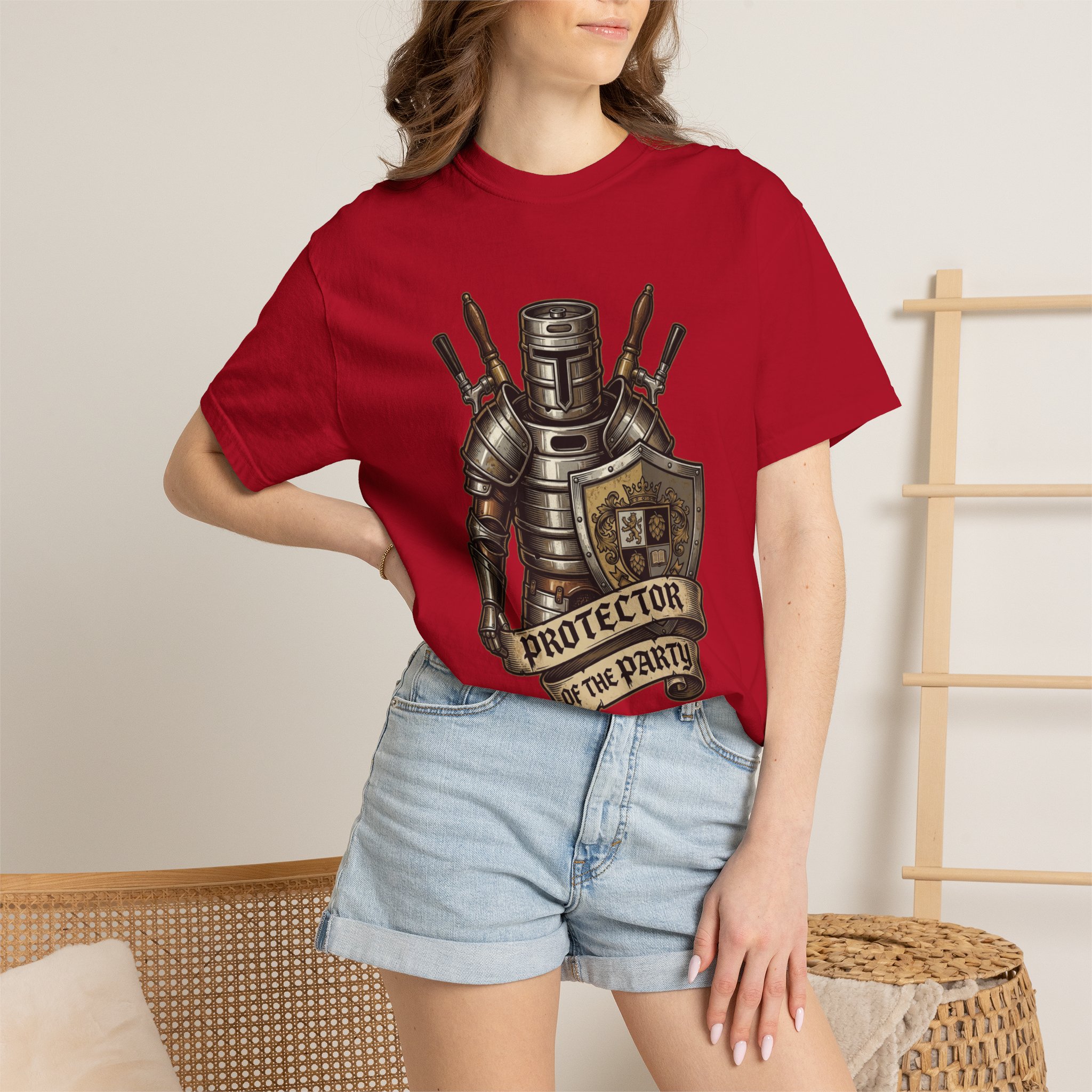 Protector of the Party T-Shirt — Medieval Knight RPG Gaming Tee - Image 60