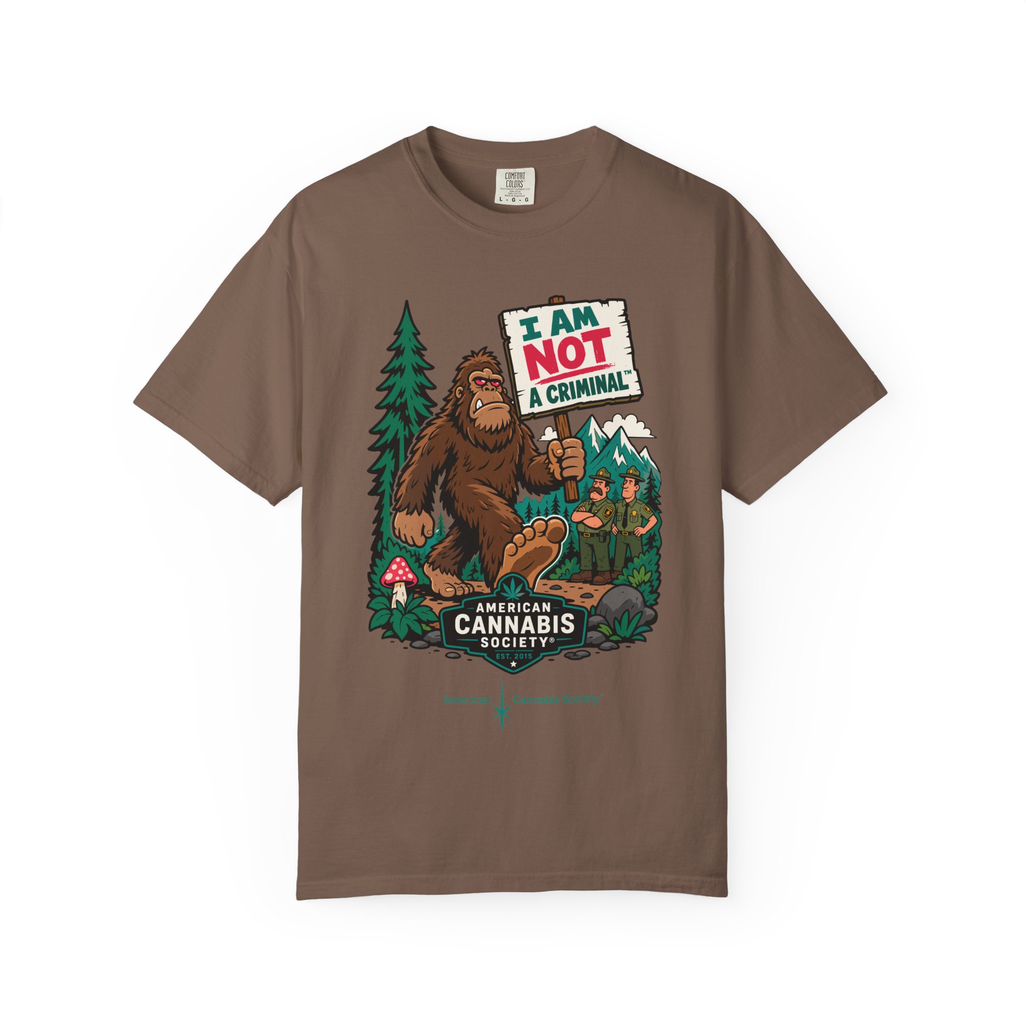 I Am Not a Criminal™ Sasquatch Tee — ACS® Protest Graphic - Image 25