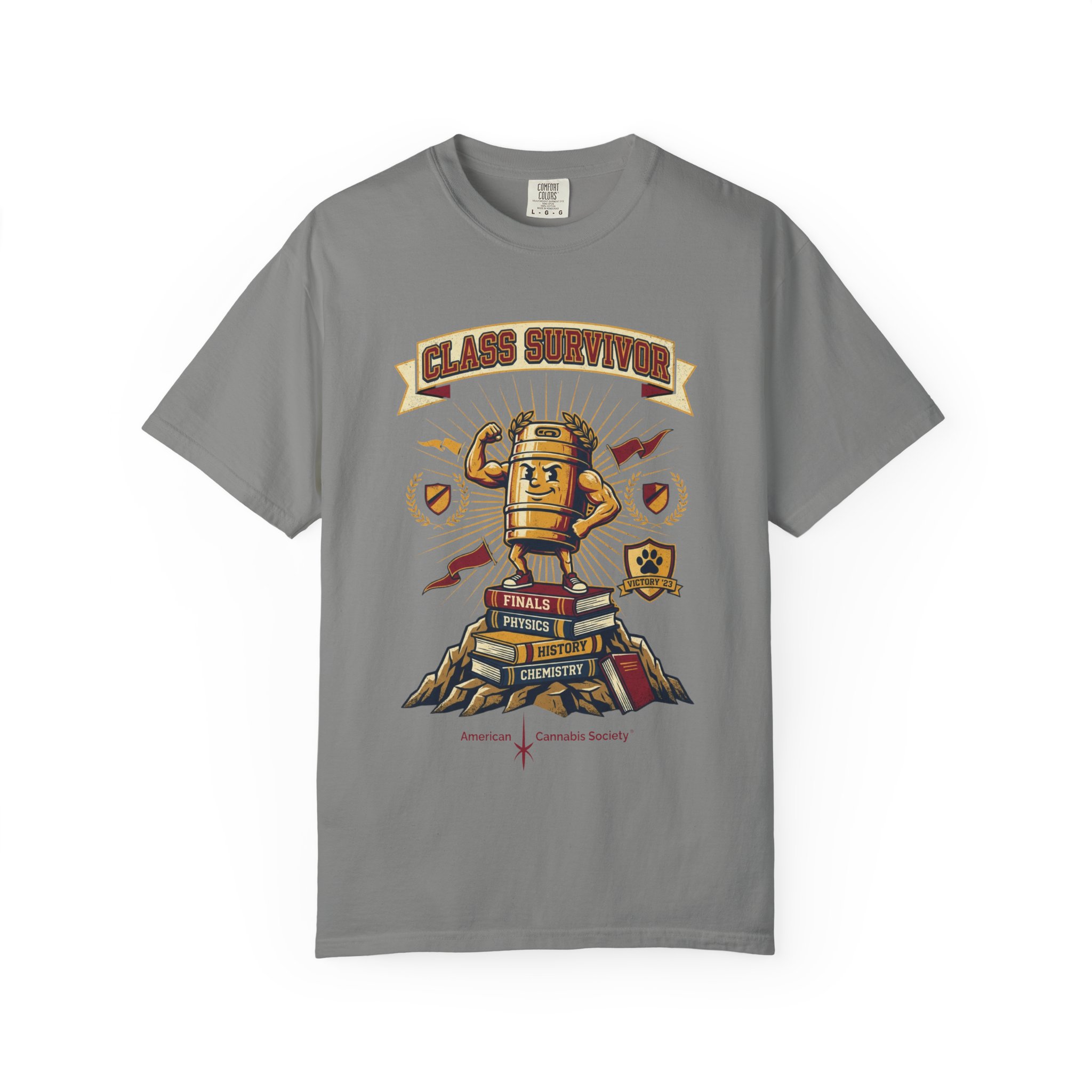 T‑Shirt — "Class Survivor" Vintage Trophy Design (Graduation/School Spirit) - Image 45
