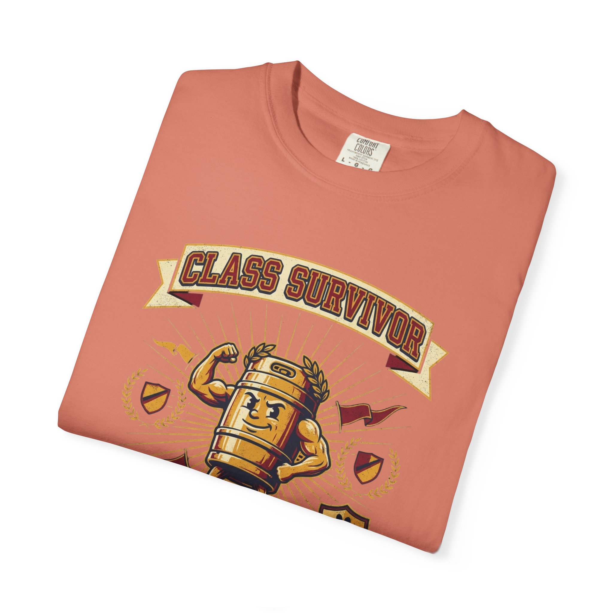 T‑Shirt — "Class Survivor" Vintage Trophy Design (Graduation/School Spirit) - Image 11