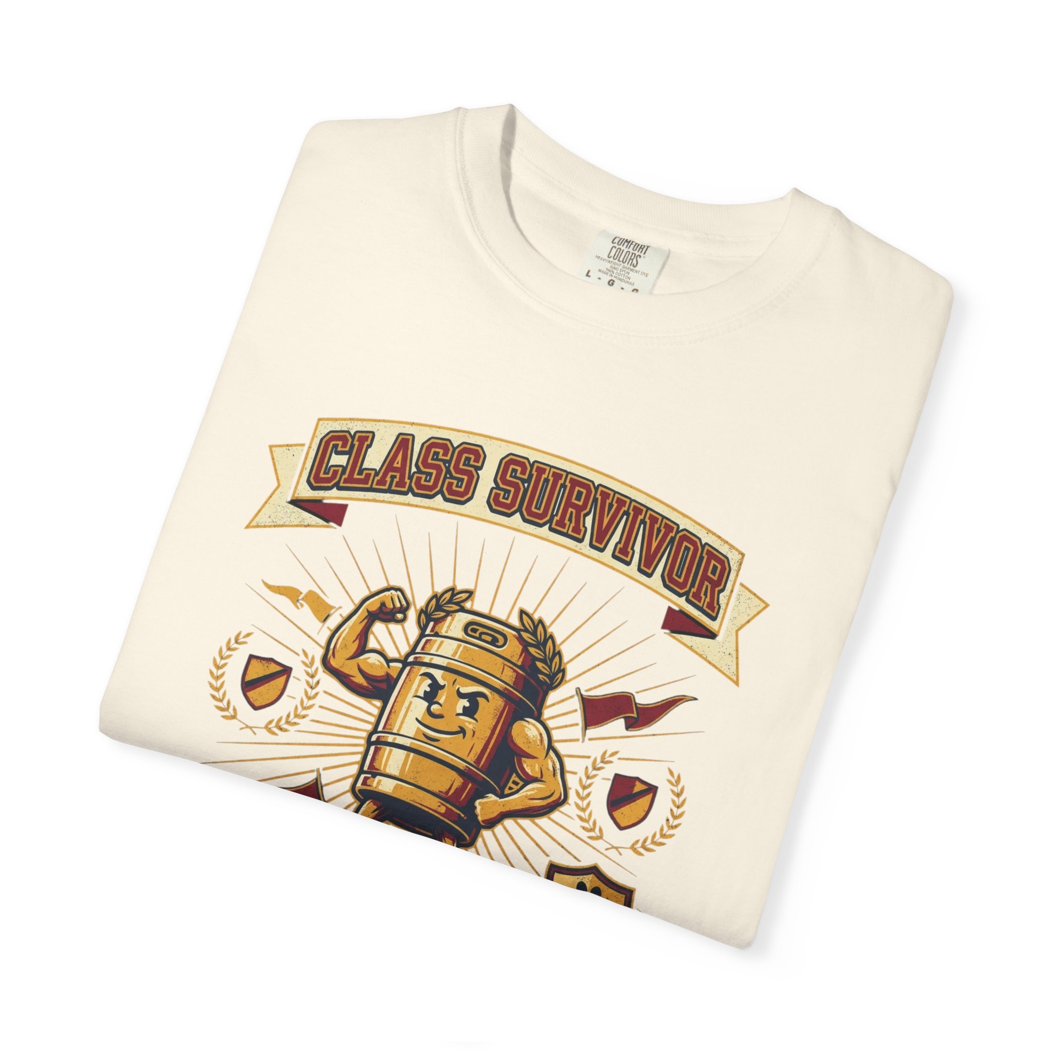 T‑Shirt — "Class Survivor" Vintage Trophy Design (Graduation/School Spirit) - Image 23