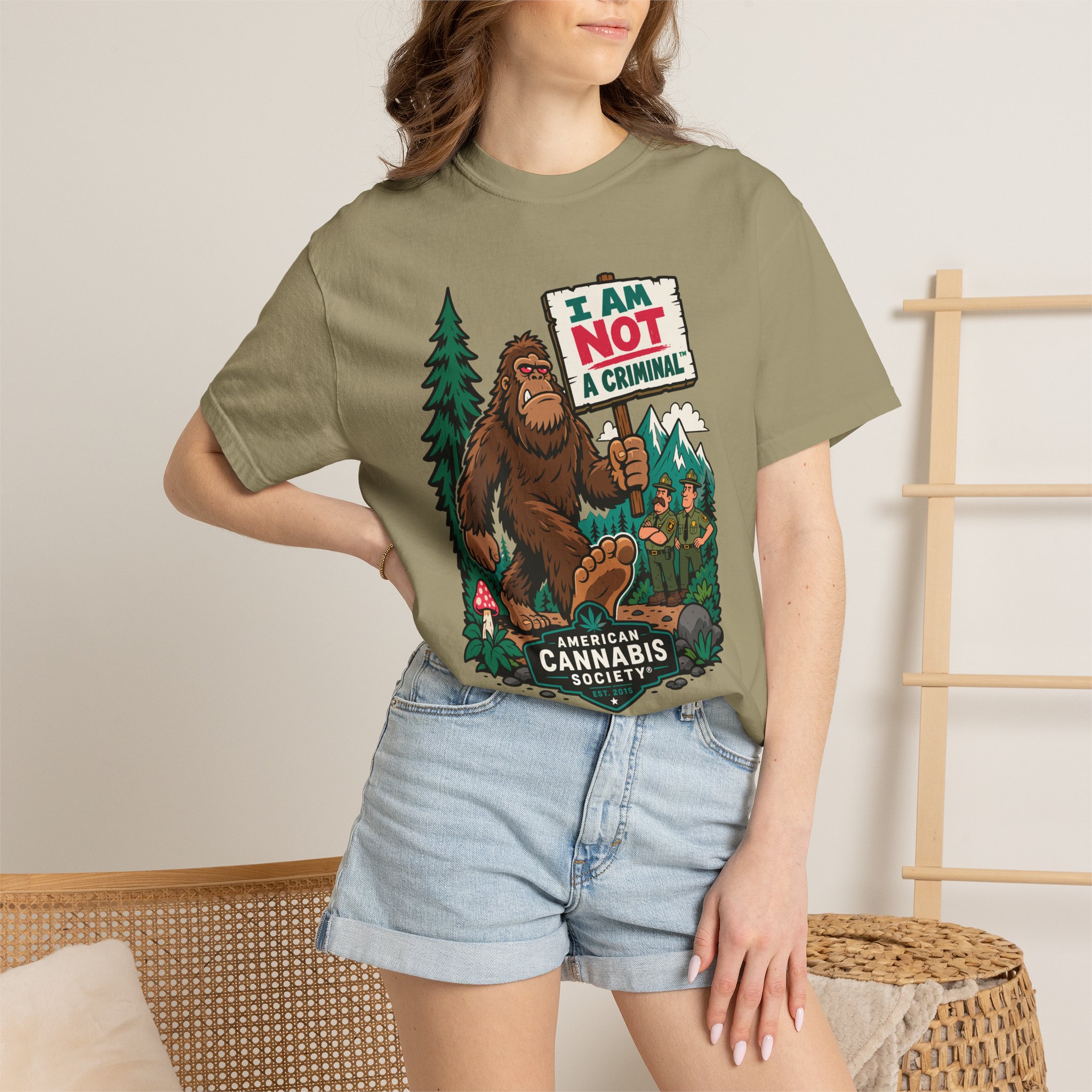I Am Not a Criminal™ Sasquatch Tee — ACS® Protest Graphic - Image 24