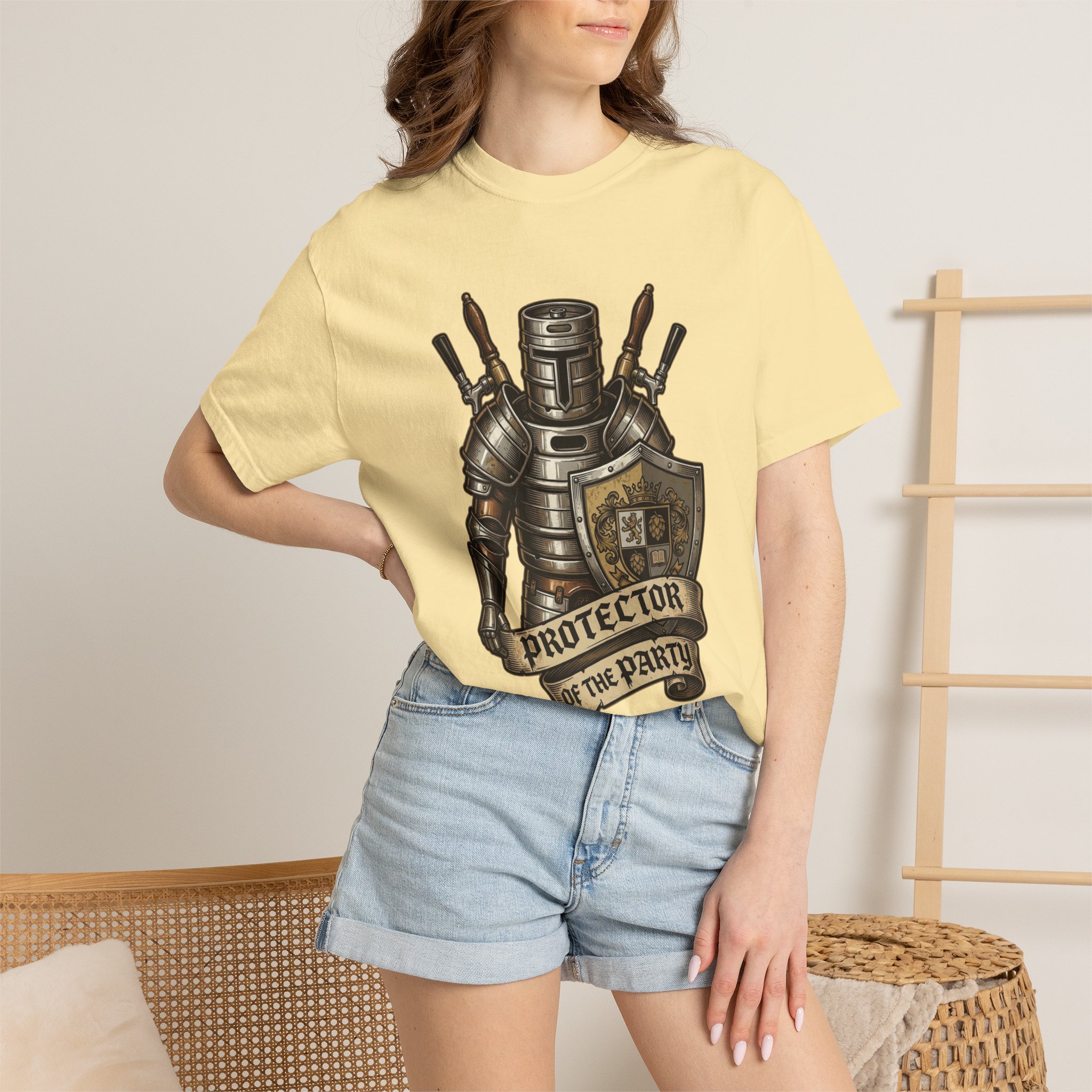 Protector of the Party T-Shirt — Medieval Knight RPG Gaming Tee - Image 20