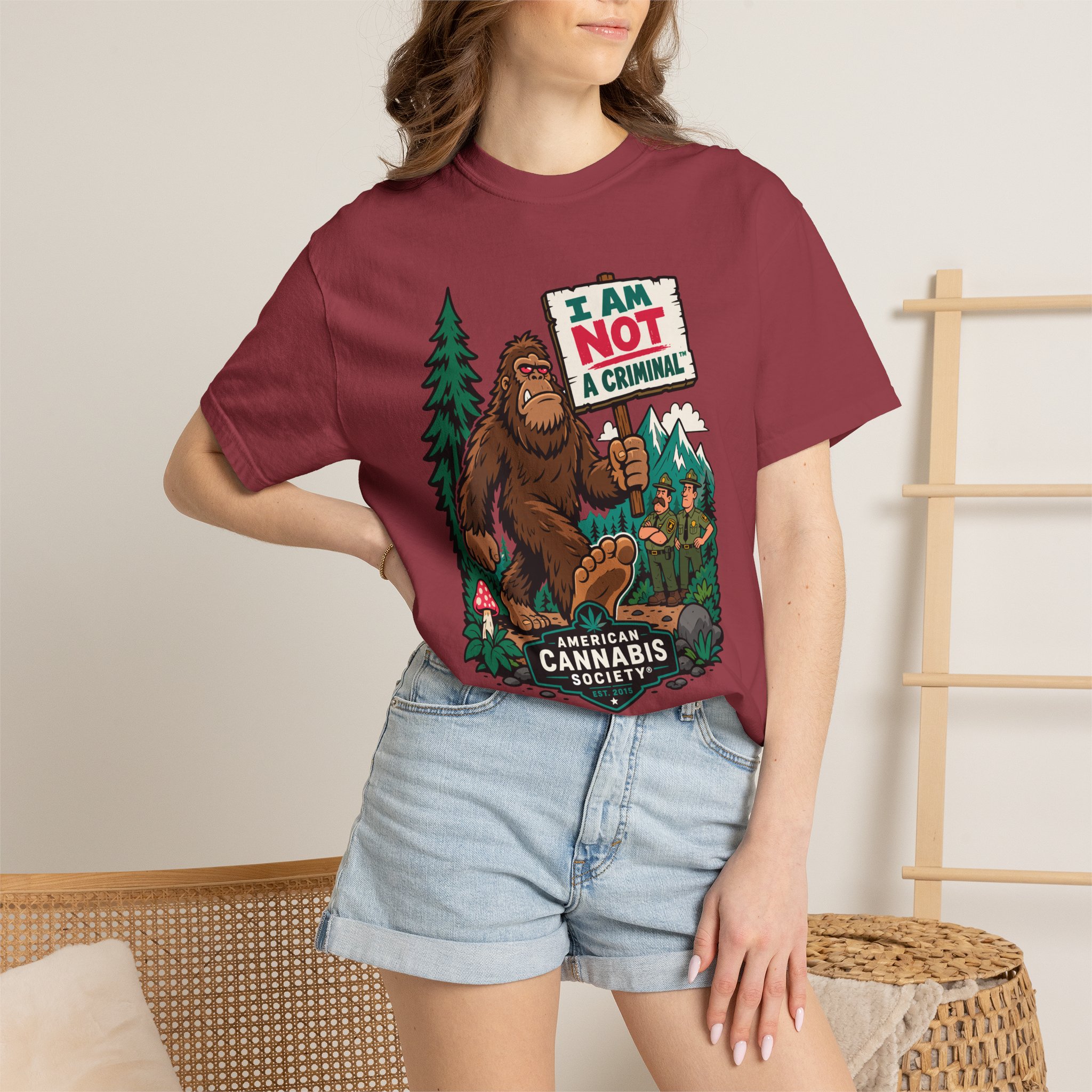 I Am Not a Criminal™ Sasquatch Tee — ACS® Protest Graphic - Image 56