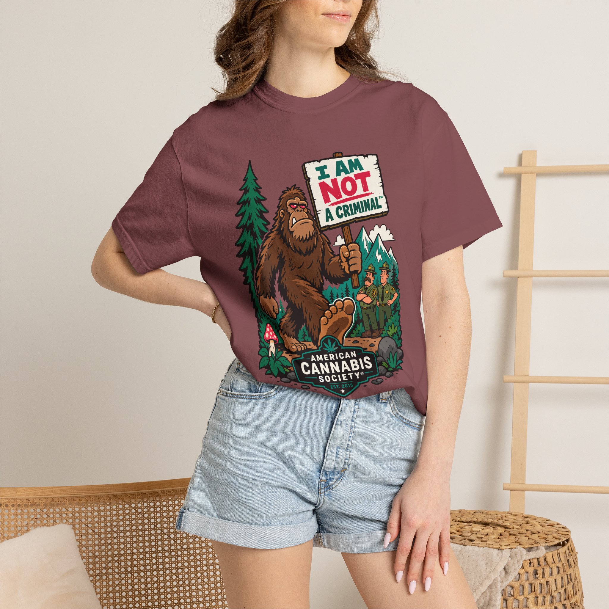 I Am Not a Criminal™ Sasquatch Tee — ACS® Protest Graphic - Image 16
