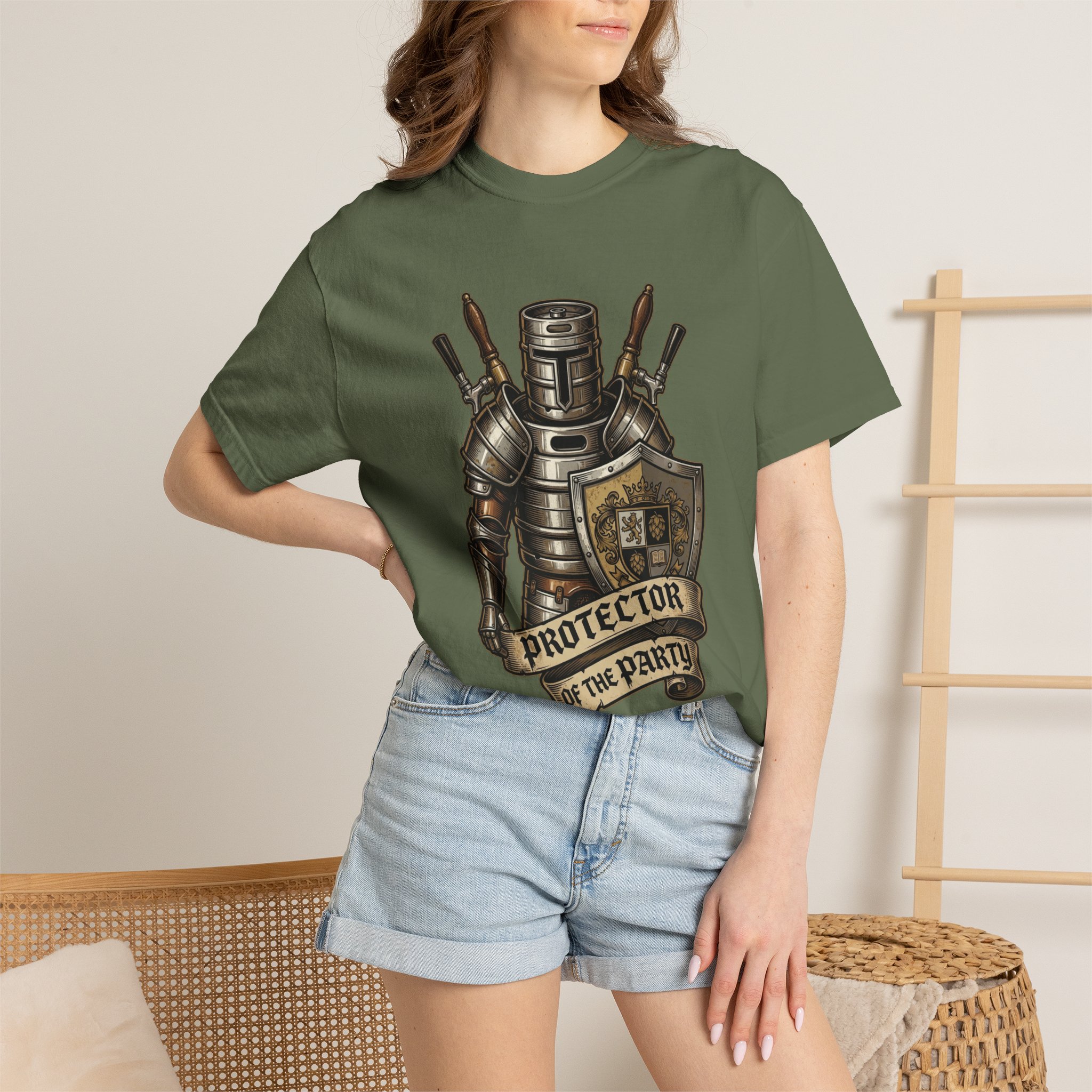 Protector of the Party T-Shirt — Medieval Knight RPG Gaming Tee - Image 40