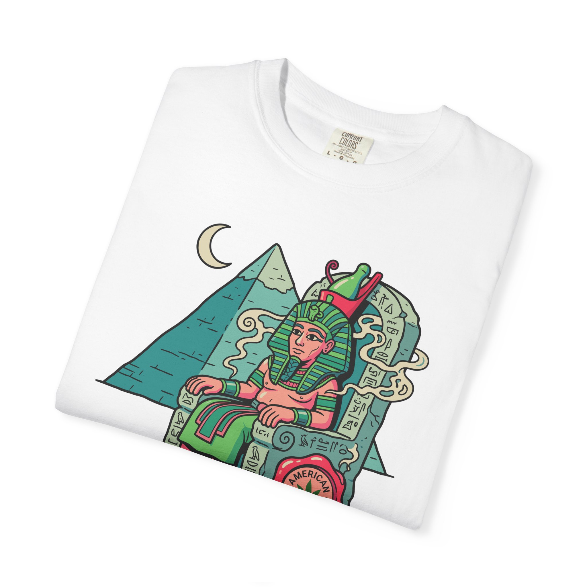I Am Not a Criminal™ Pharaoh Tee — Ancient Royalty Cannabis Graphic - Image 3