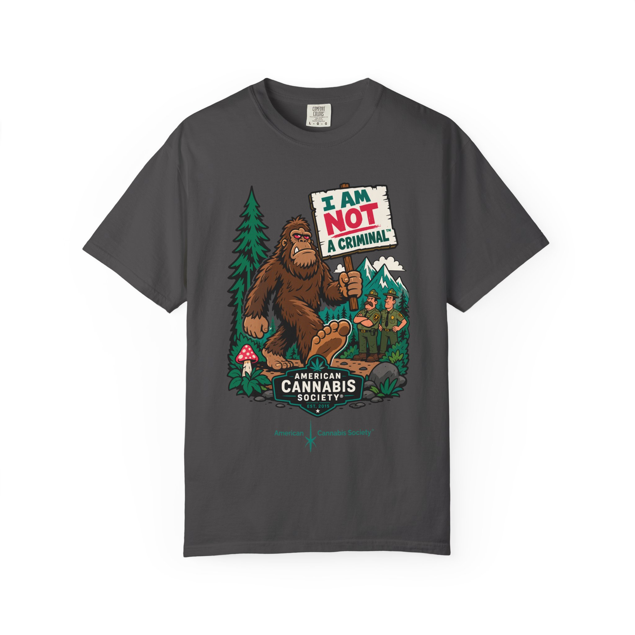 I Am Not a Criminal™ Sasquatch Tee — ACS® Protest Graphic - Image 45
