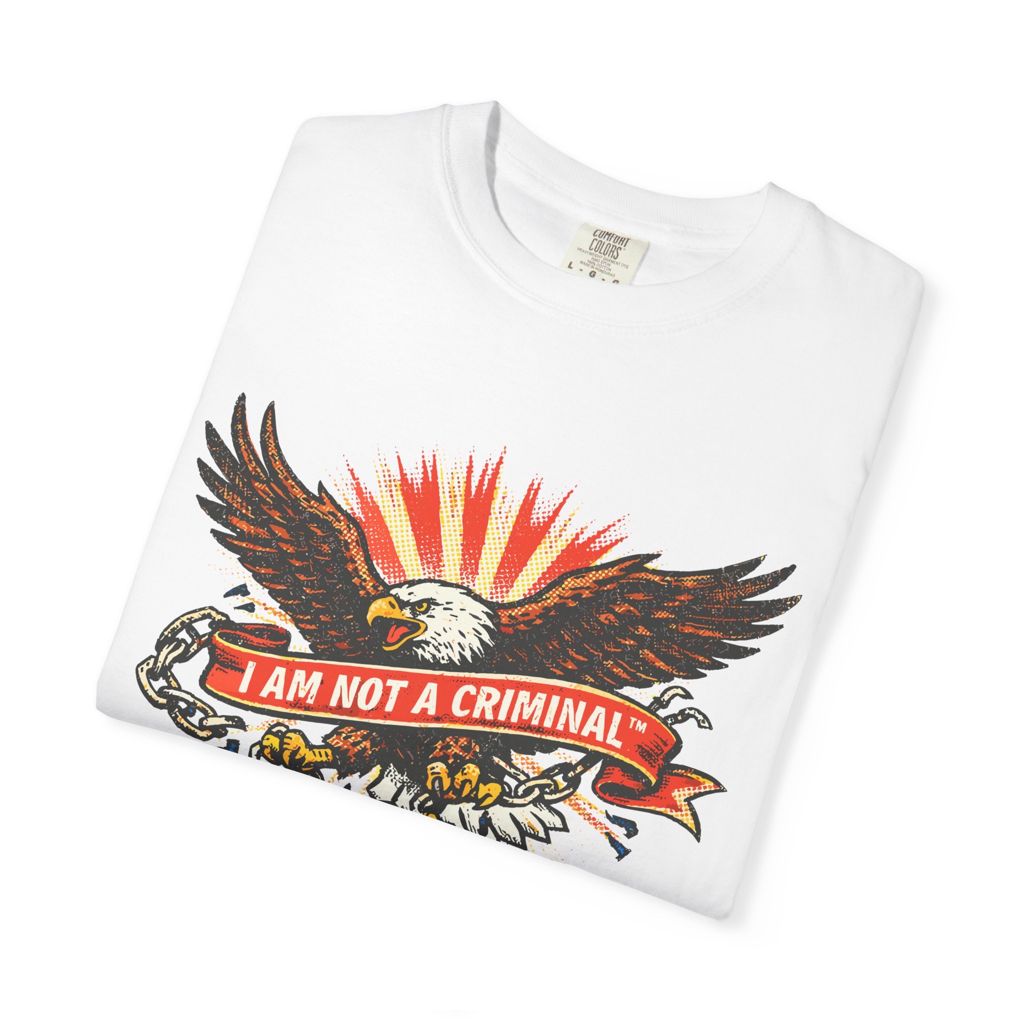 I Am Not a Criminal™ Eagle Tee — American Cannabis Society® Graphic - Image 3