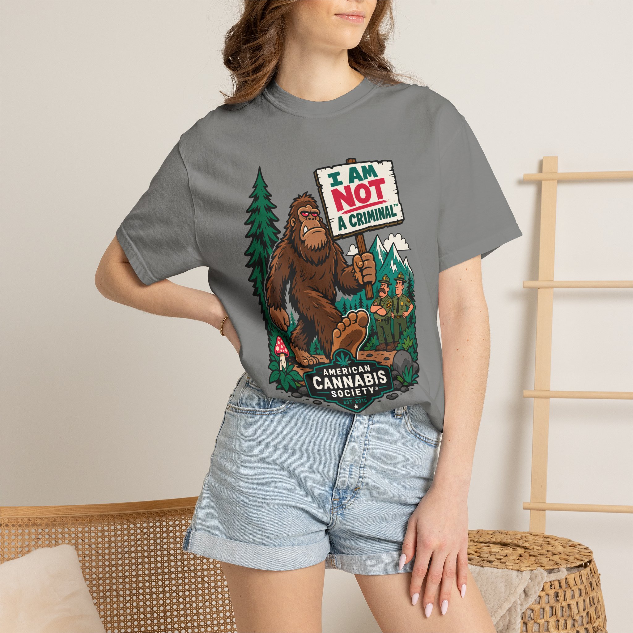 I Am Not a Criminal™ Sasquatch Tee — ACS® Protest Graphic - Image 44