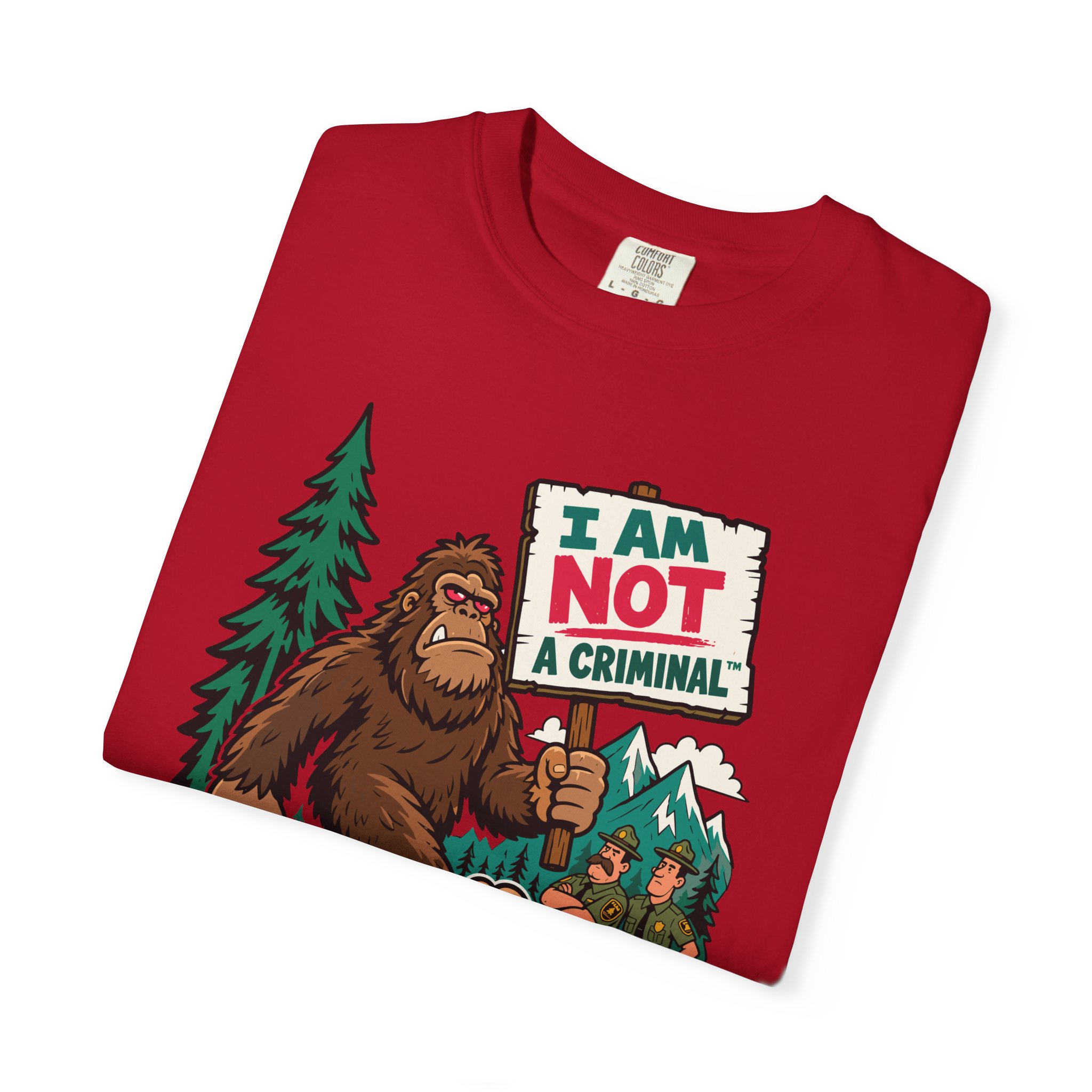 I Am Not a Criminal™ Sasquatch Tee — ACS® Protest Graphic - Image 59