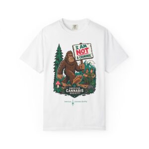 I Am Not a Criminal™ Sasquatch Tee — ACS® Protest Graphic