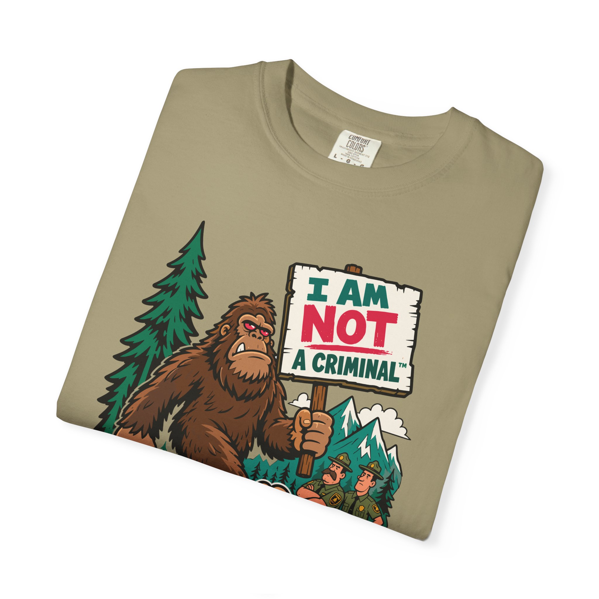 I Am Not a Criminal™ Sasquatch Tee — ACS® Protest Graphic - Image 23