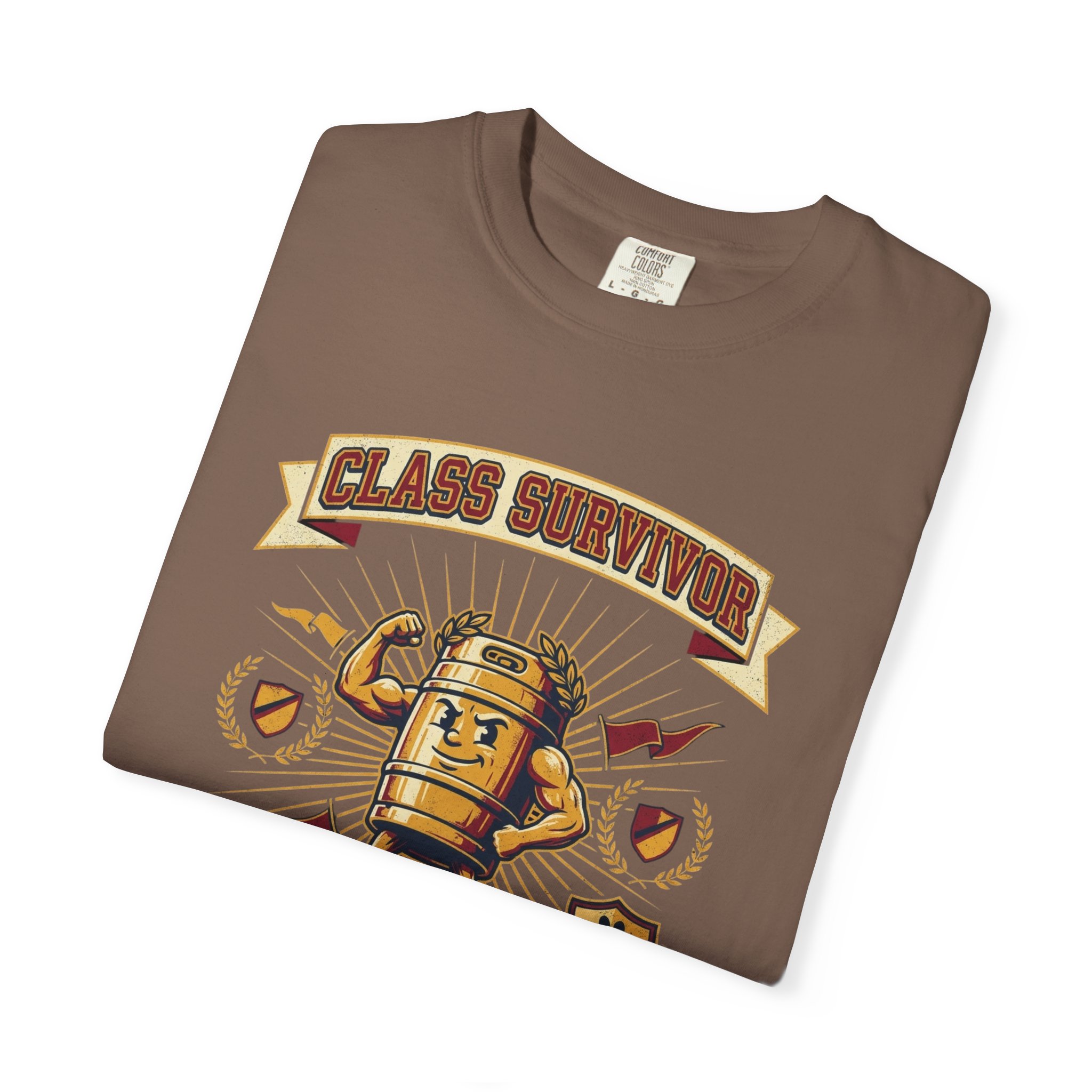 T‑Shirt — "Class Survivor" Vintage Trophy Design (Graduation/School Spirit) - Image 31
