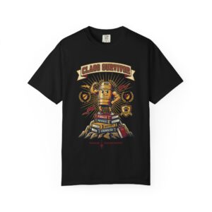 T‑Shirt — "Class Survivor" Vintage Trophy Design (Graduation/School Spirit)