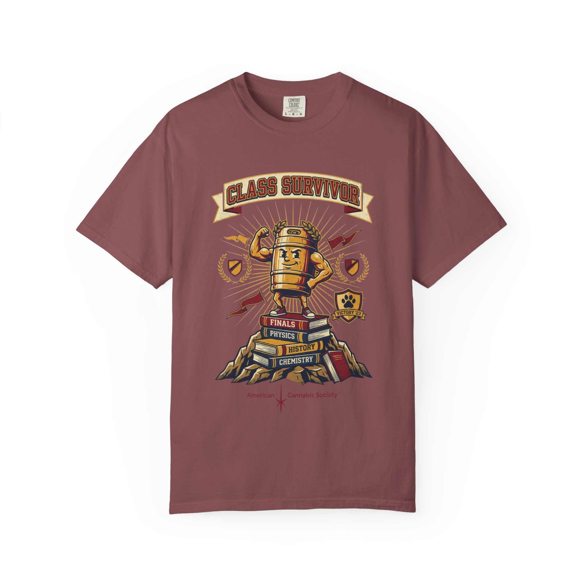T‑Shirt — "Class Survivor" Vintage Trophy Design (Graduation/School Spirit) - Image 17