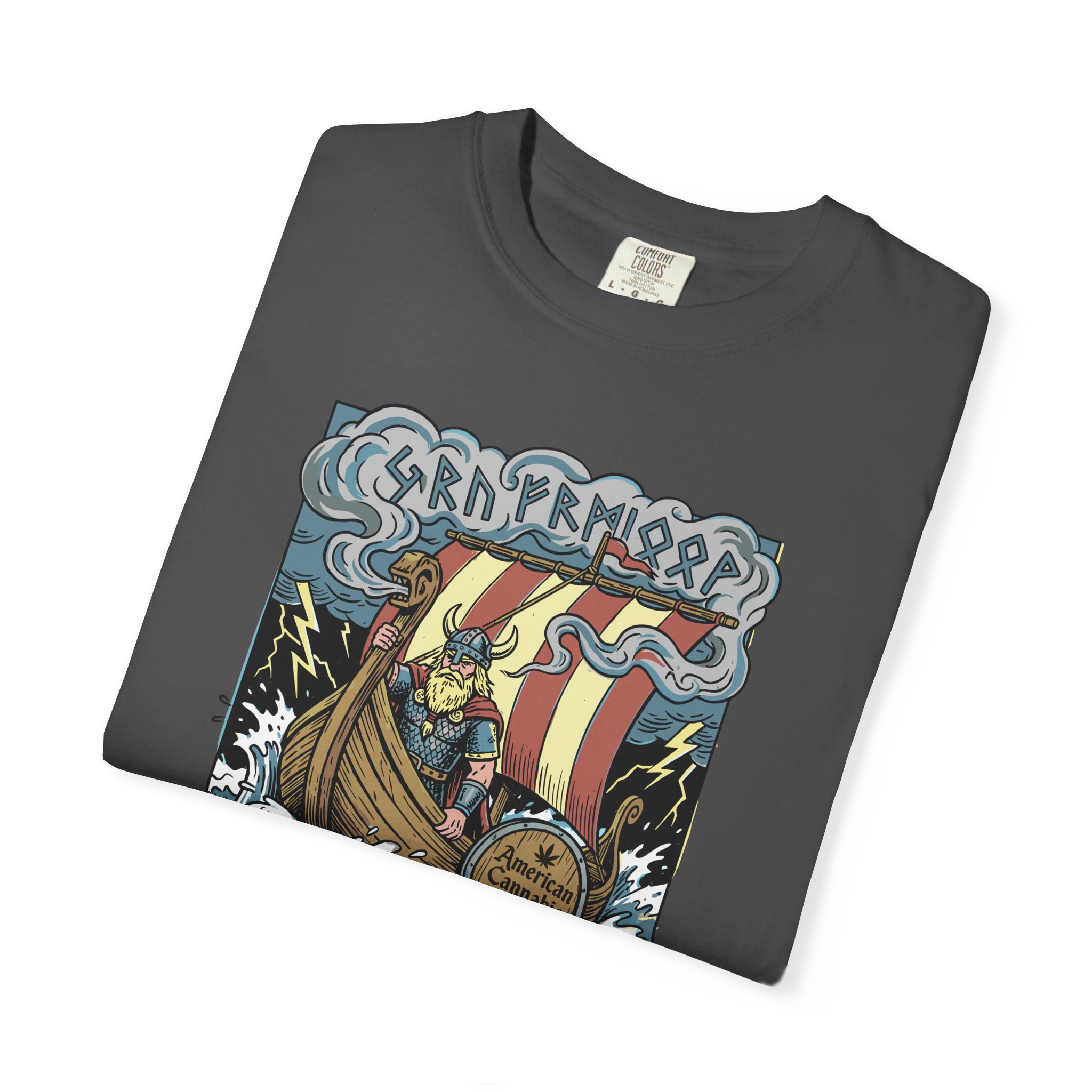 Viking Ship 'Getting Nice' Graphic T‑Shirt — Retro Norse Adventure Tee - Image 47