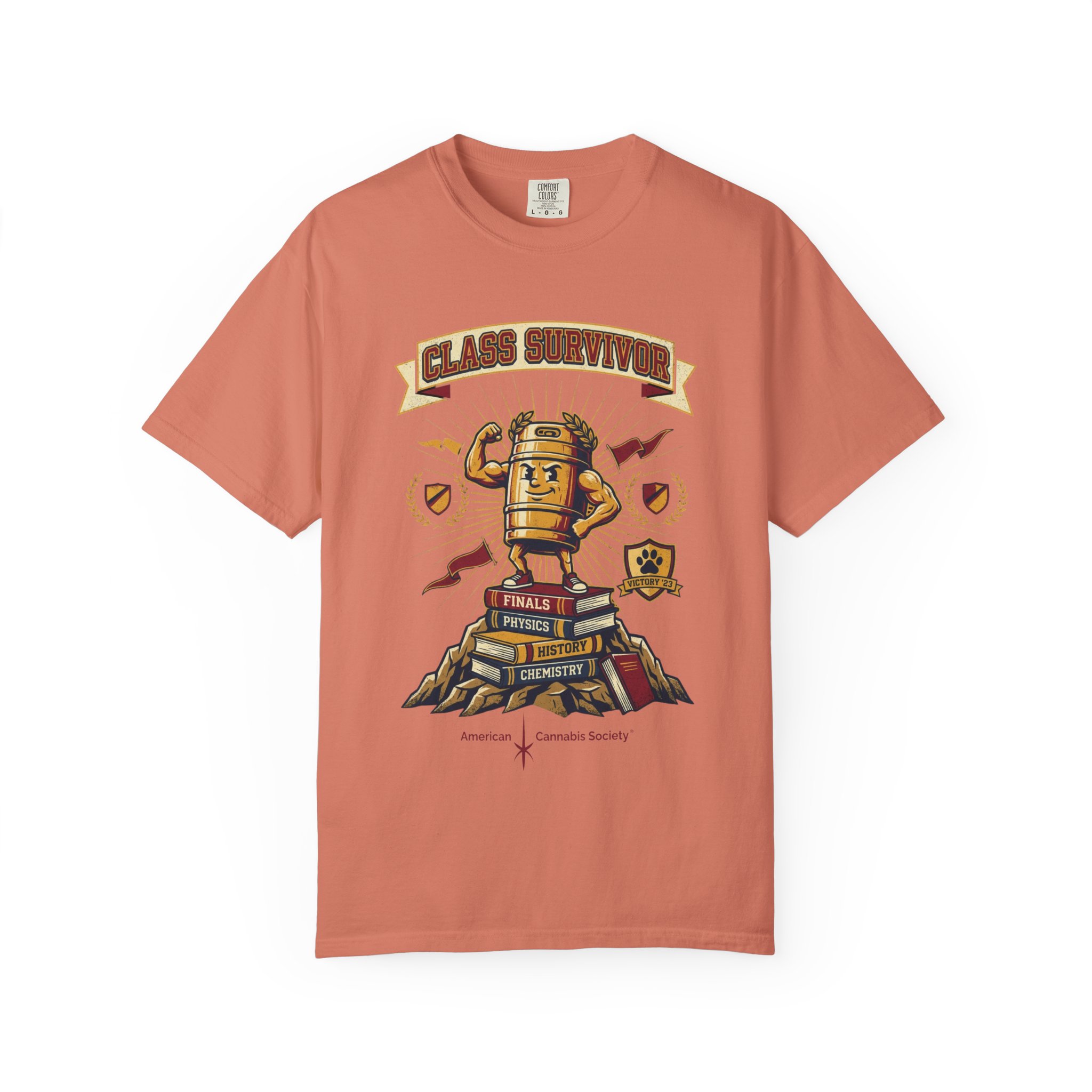 T‑Shirt — "Class Survivor" Vintage Trophy Design (Graduation/School Spirit) - Image 9