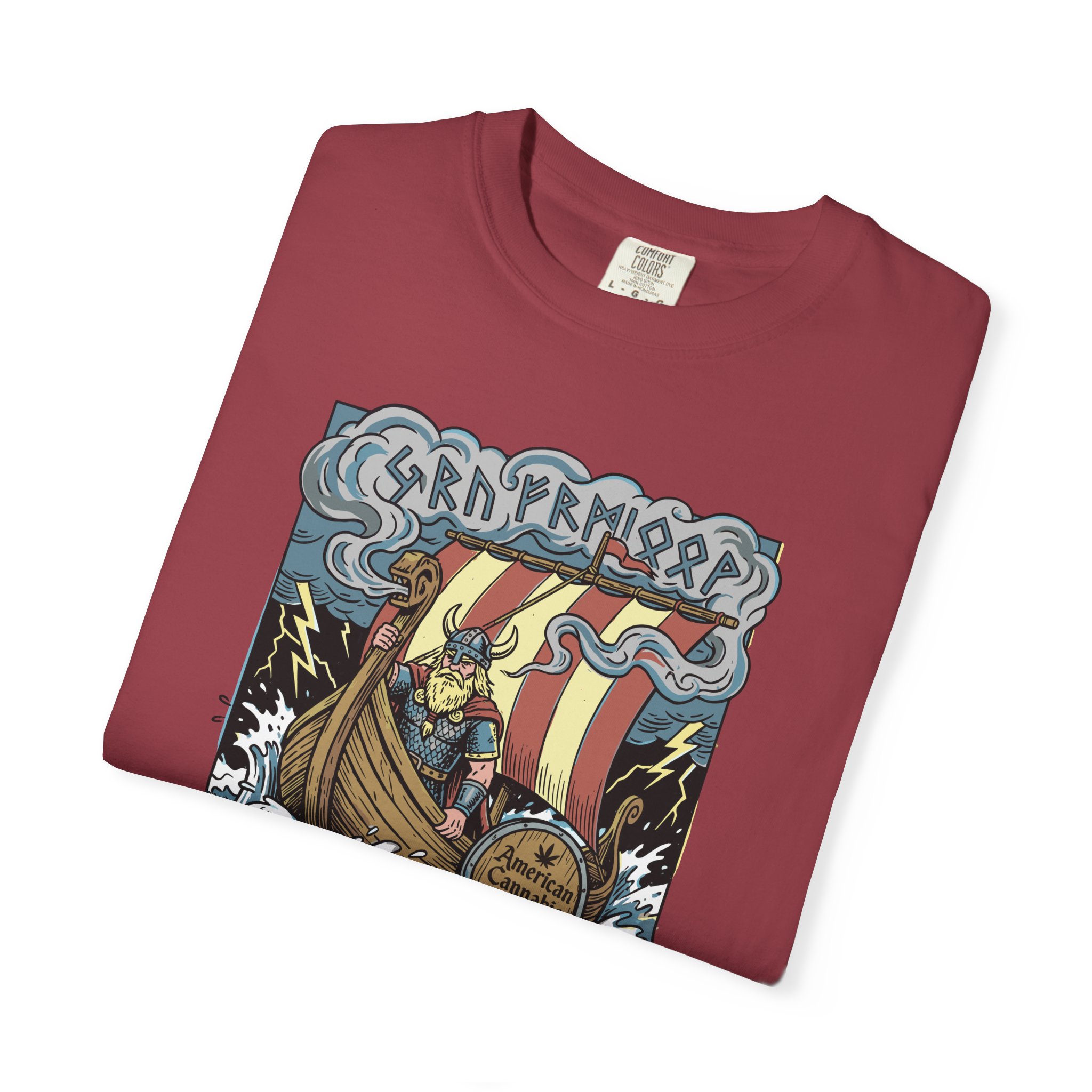 Viking Ship 'Getting Nice' Graphic T‑Shirt — Retro Norse Adventure Tee - Image 56