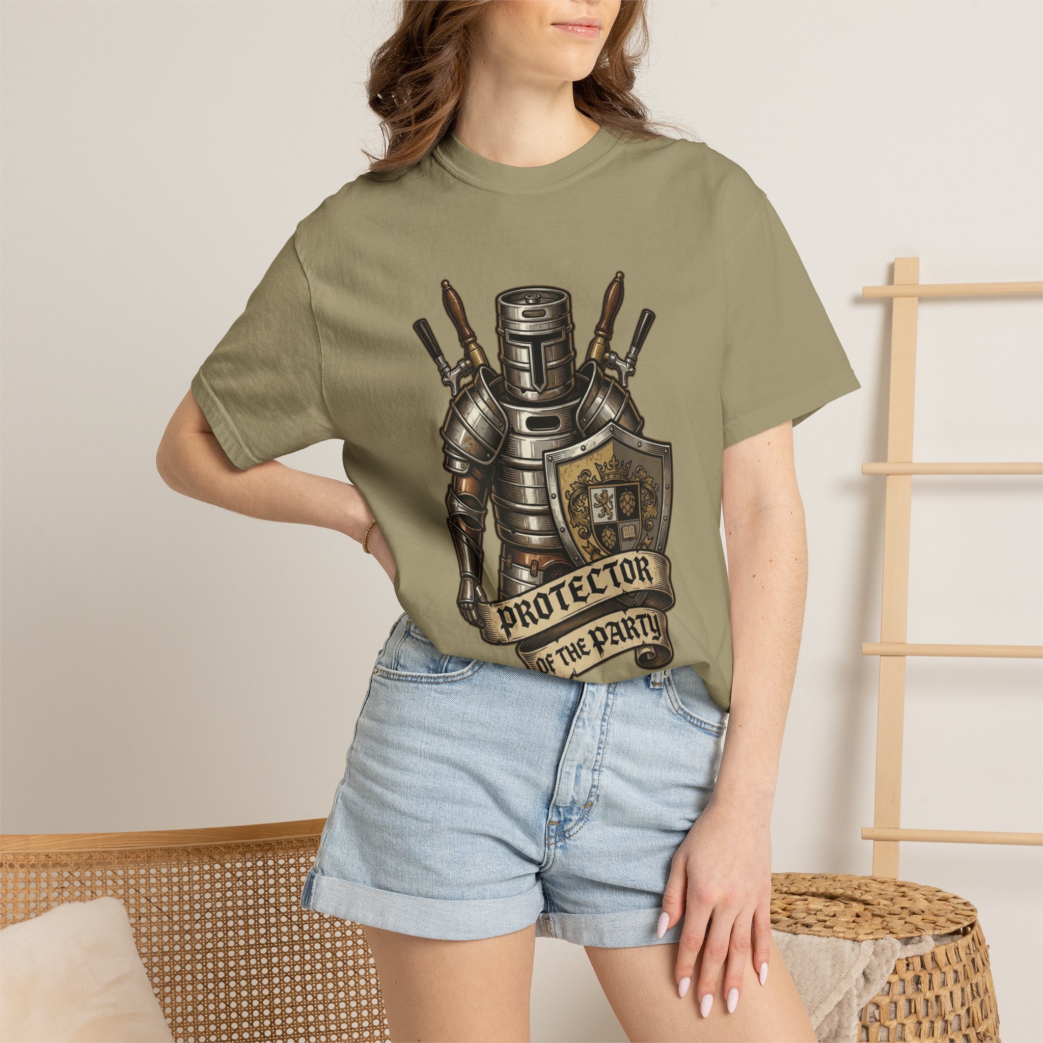 Protector of the Party T-Shirt — Medieval Knight RPG Gaming Tee - Image 4