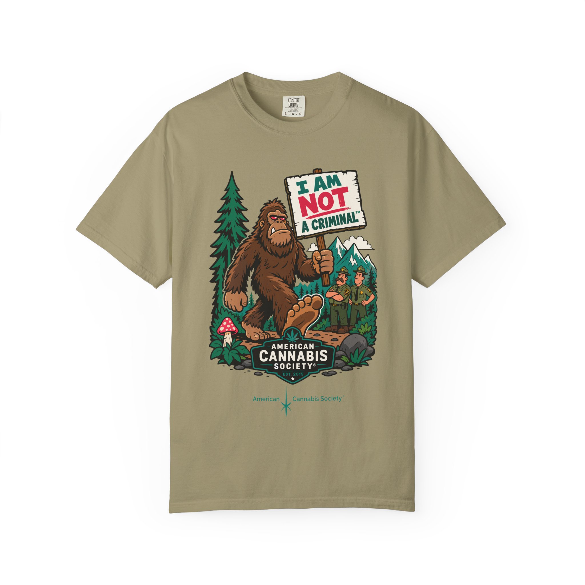 I Am Not a Criminal™ Sasquatch Tee — ACS® Protest Graphic - Image 21