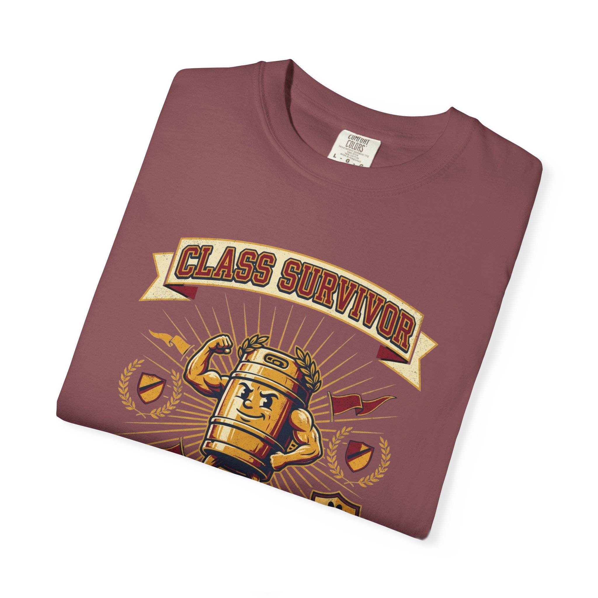 T‑Shirt — "Class Survivor" Vintage Trophy Design (Graduation/School Spirit) - Image 19