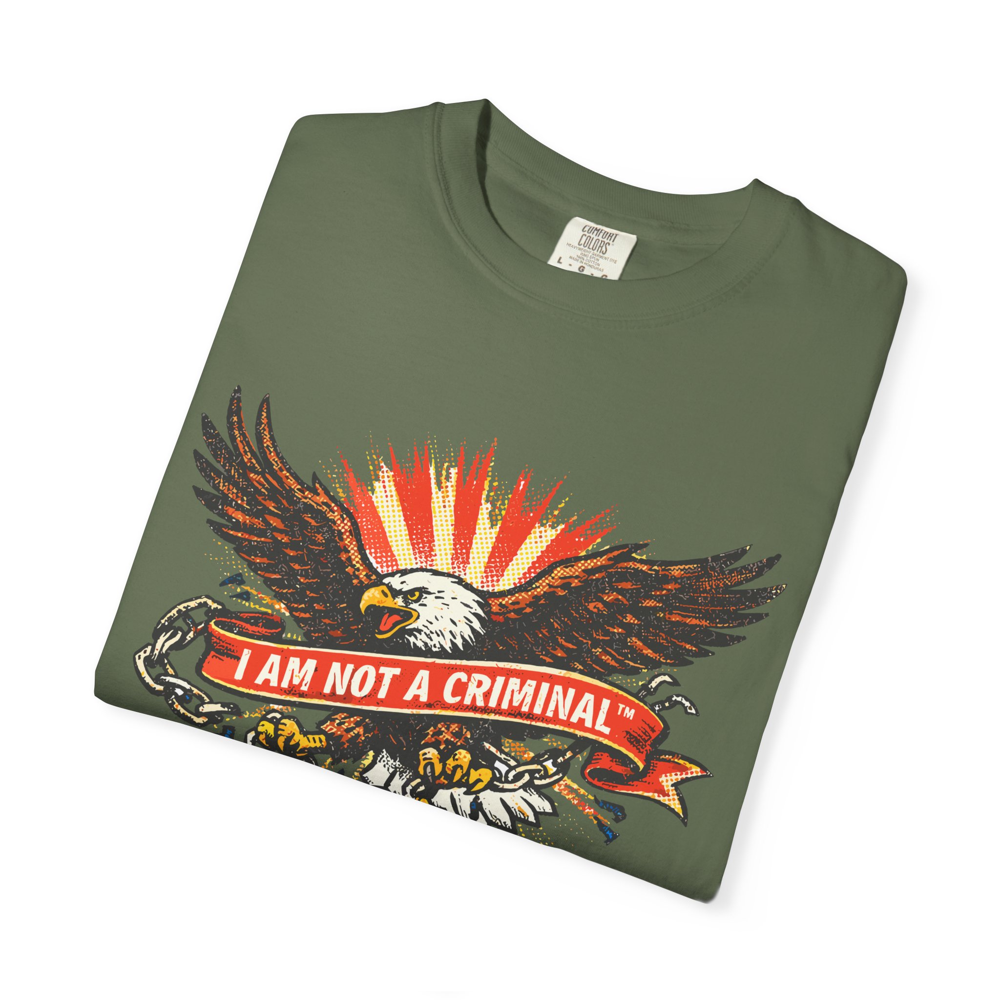 I Am Not a Criminal™ Eagle Tee — American Cannabis Society® Graphic - Image 39