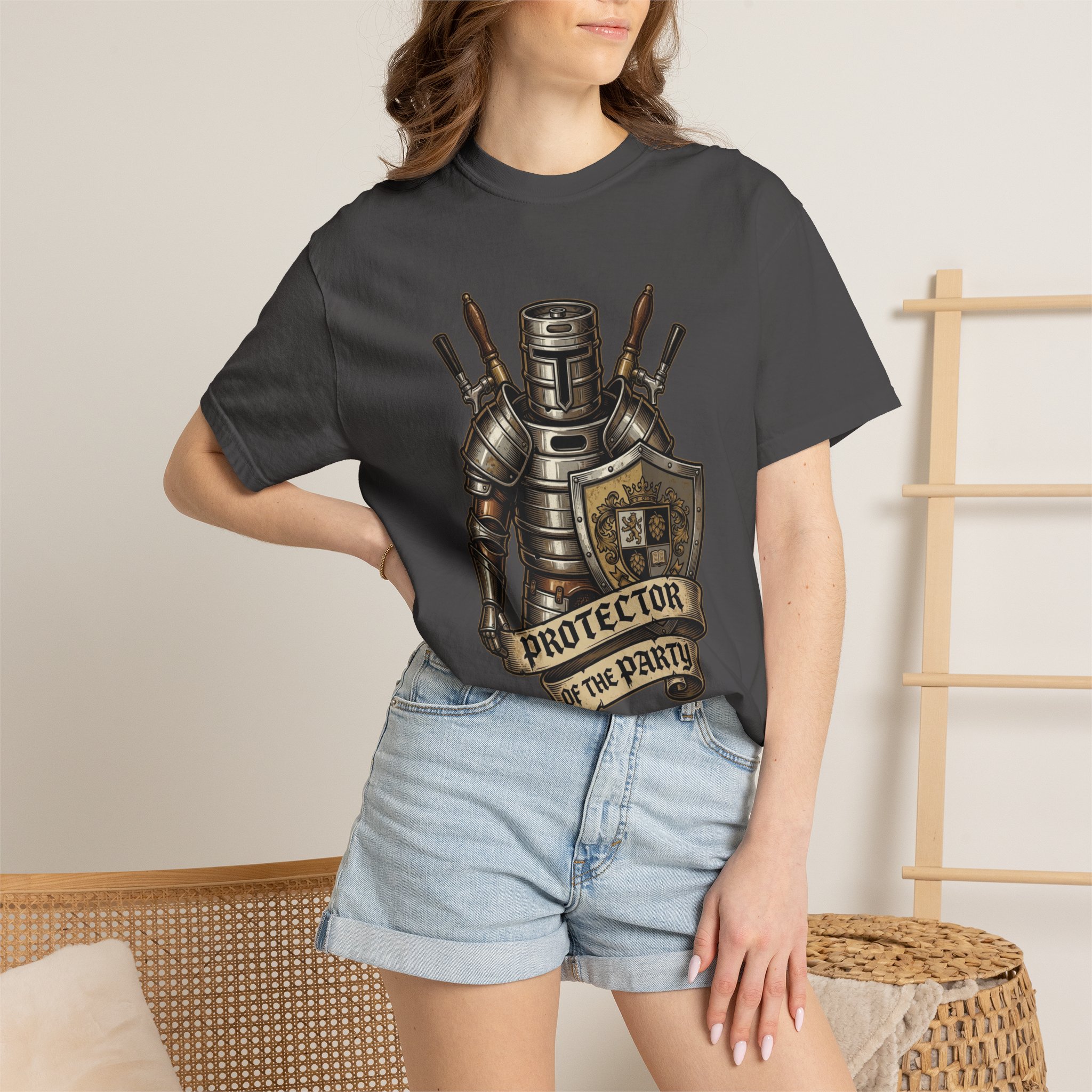 Protector of the Party T-Shirt — Medieval Knight RPG Gaming Tee - Image 48