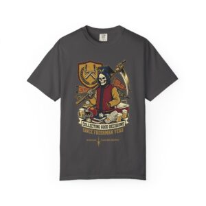 Grim Reaper College Tee — “Collecting Good Decisions Since Freshman Year” Graphic T-Shirt