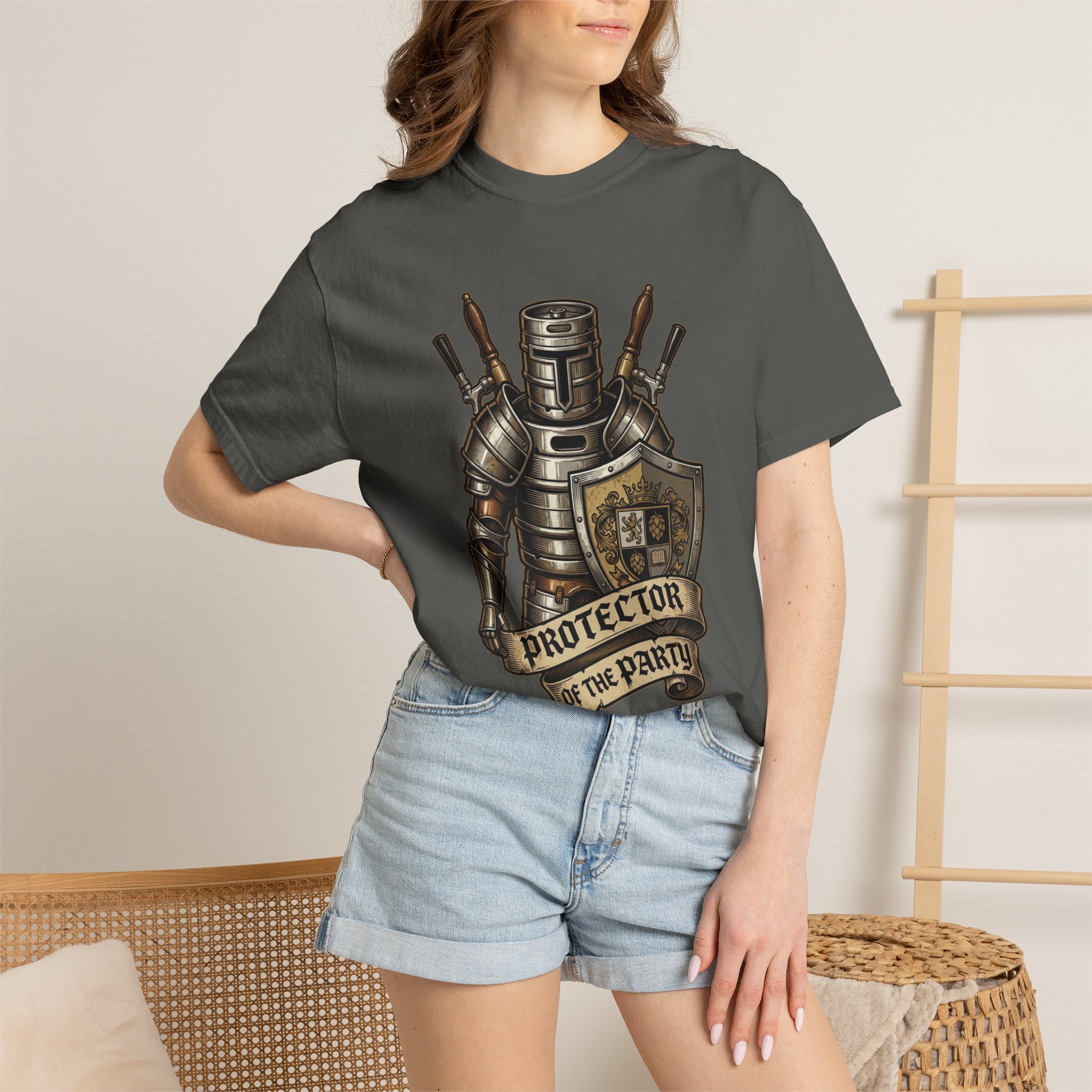 Protector of the Party T-Shirt — Medieval Knight RPG Gaming Tee - Image 32