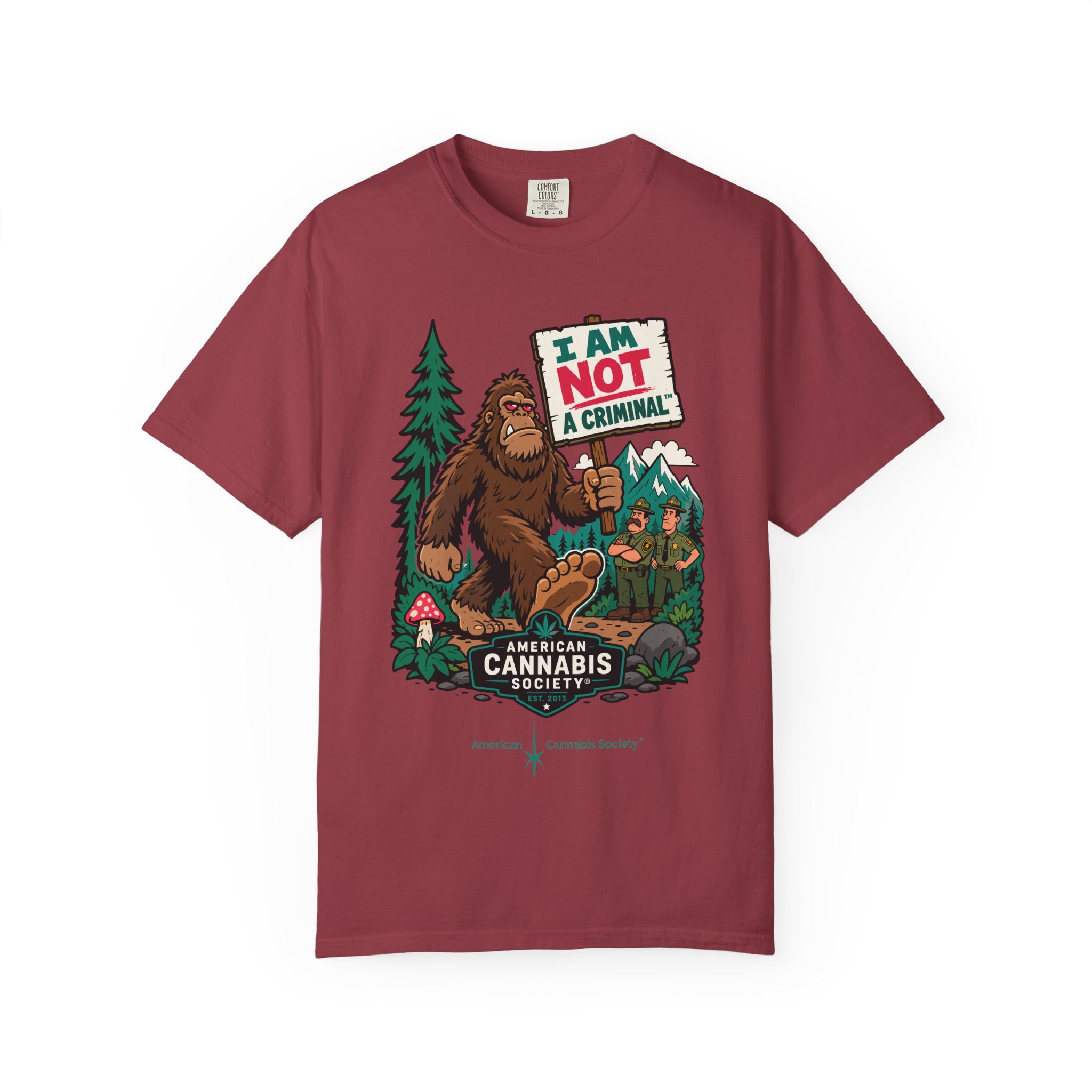I Am Not a Criminal™ Sasquatch Tee — ACS® Protest Graphic - Image 53