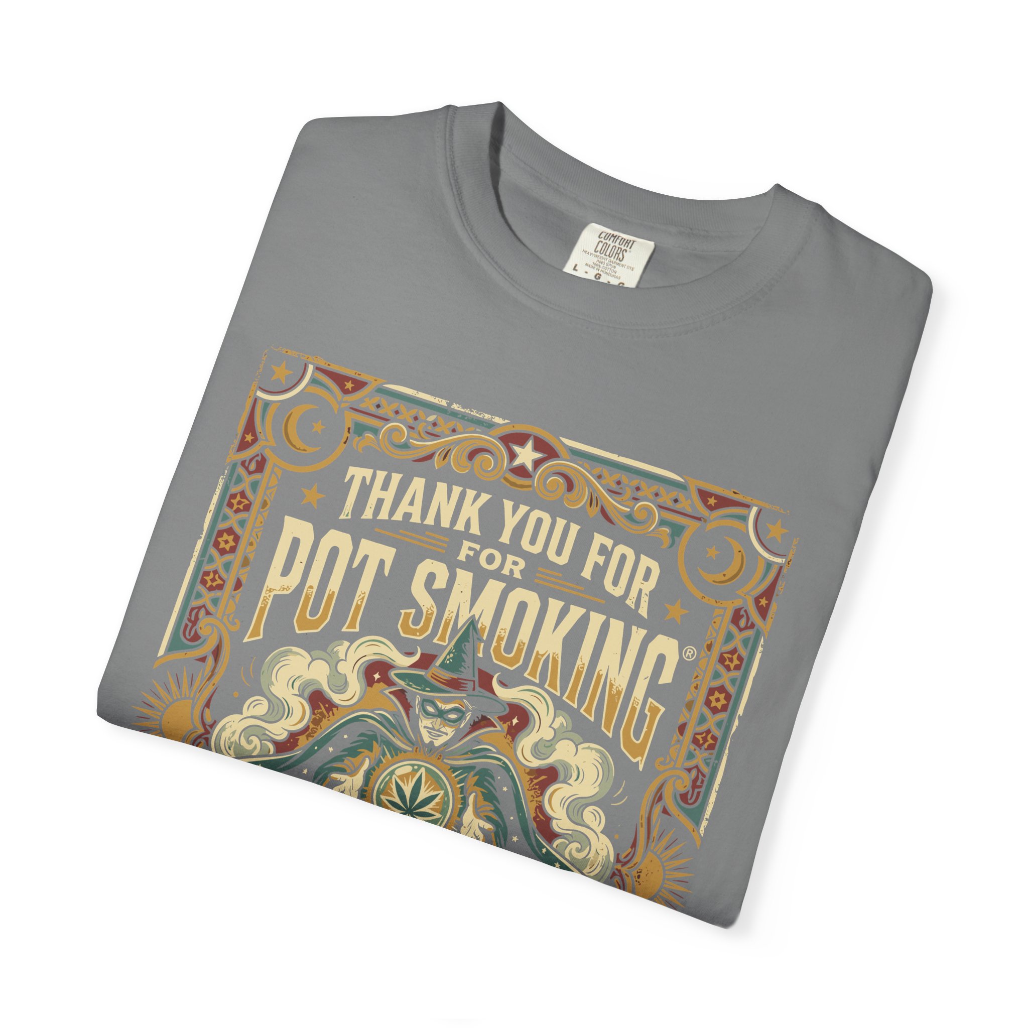 Thank You For Pot Smoking® Vintage Poster T-Shirt - Image 39