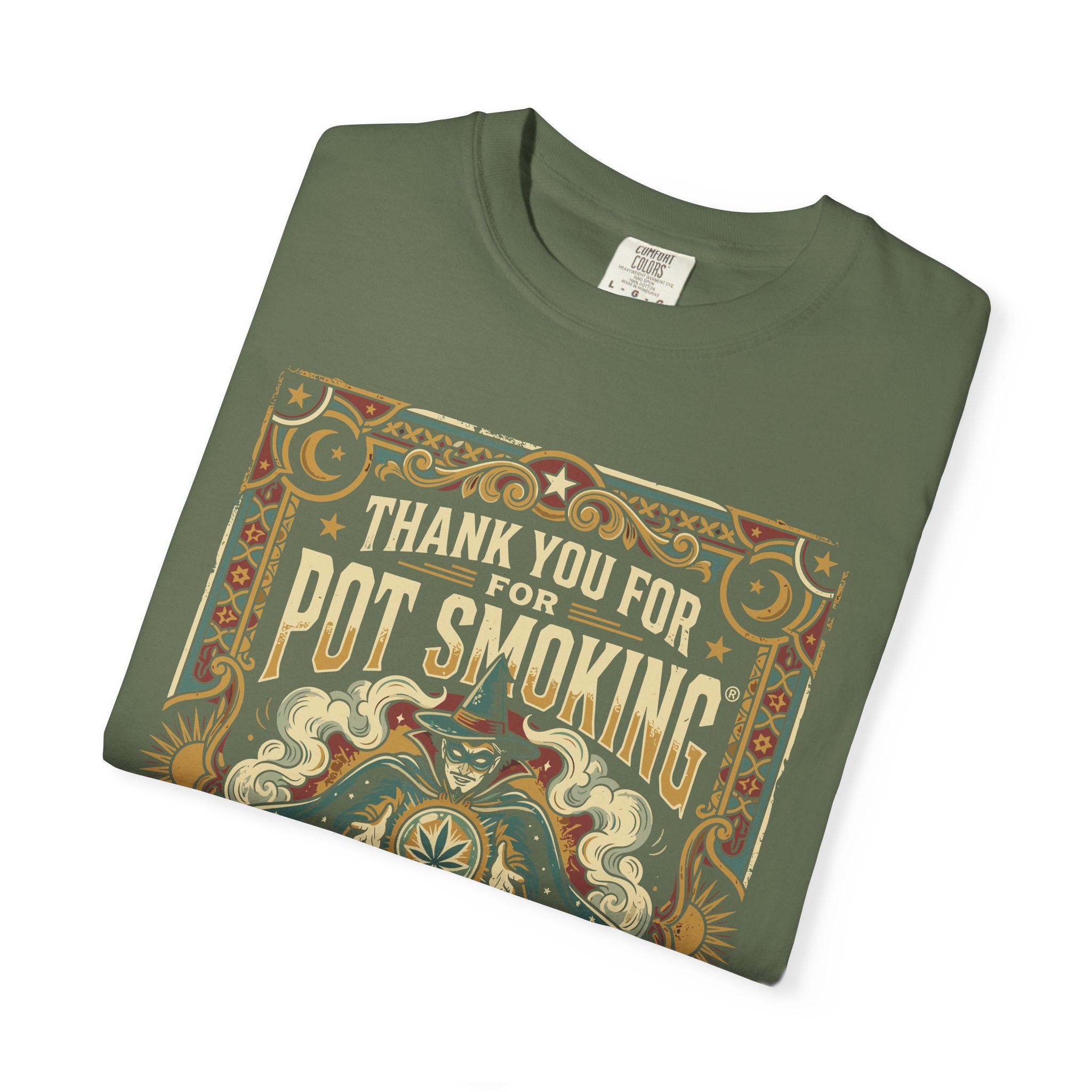 Thank You For Pot Smoking® Vintage Poster T-Shirt - Image 43