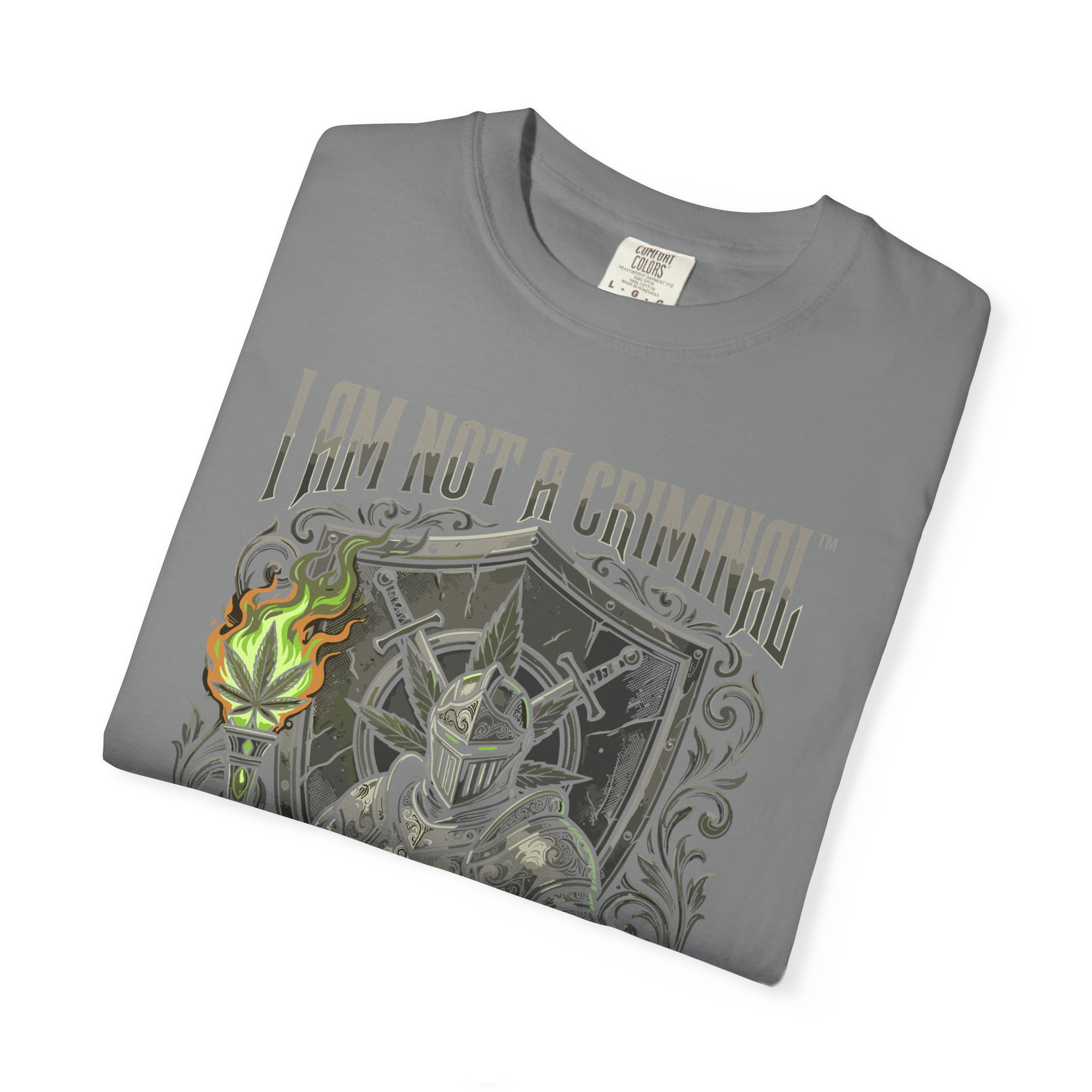 I Am Not a Criminal™ Fantasy T-Shirt — Dark Knight Mage Graphic Tee - Image 27