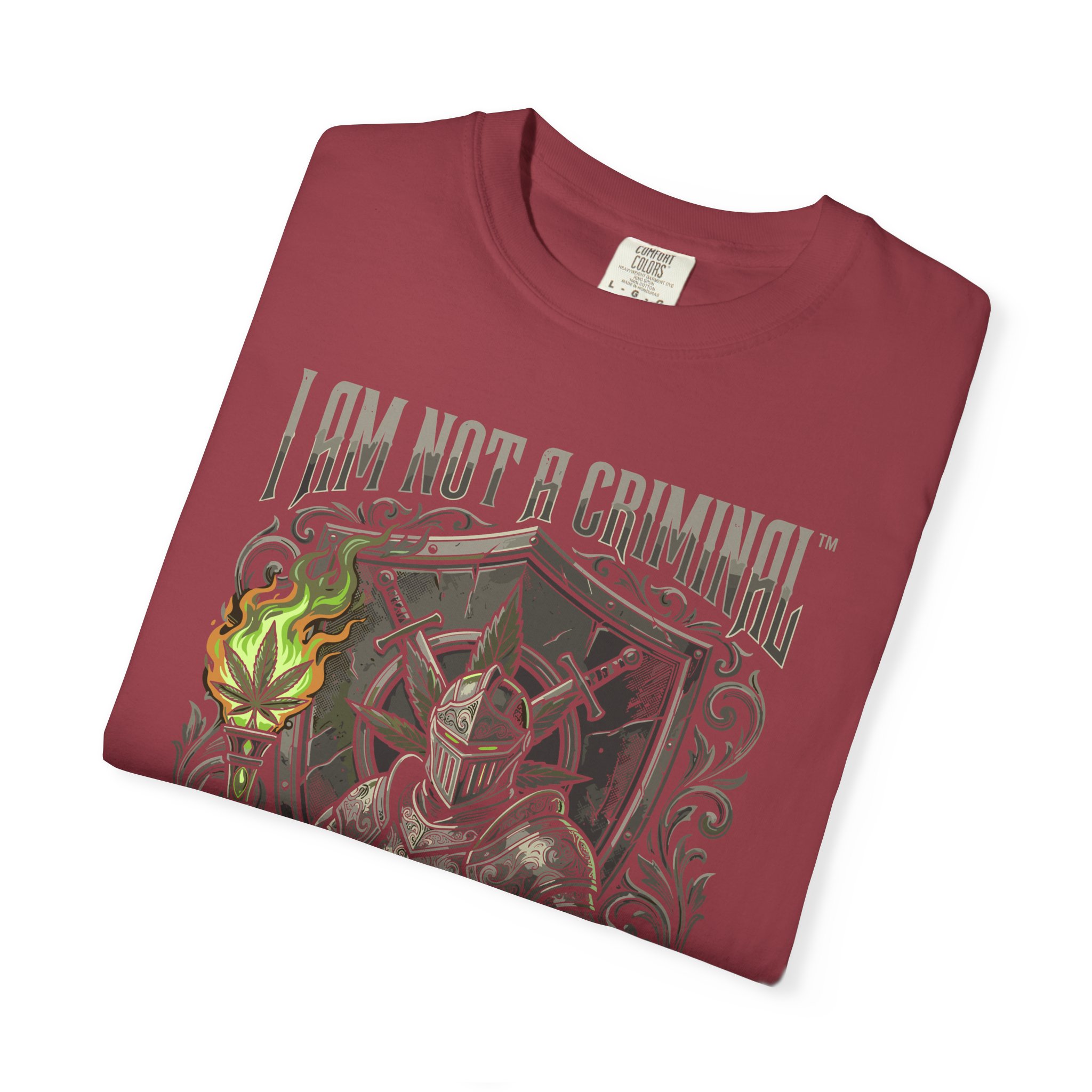 I Am Not a Criminal™ Fantasy T-Shirt — Dark Knight Mage Graphic Tee - Image 55
