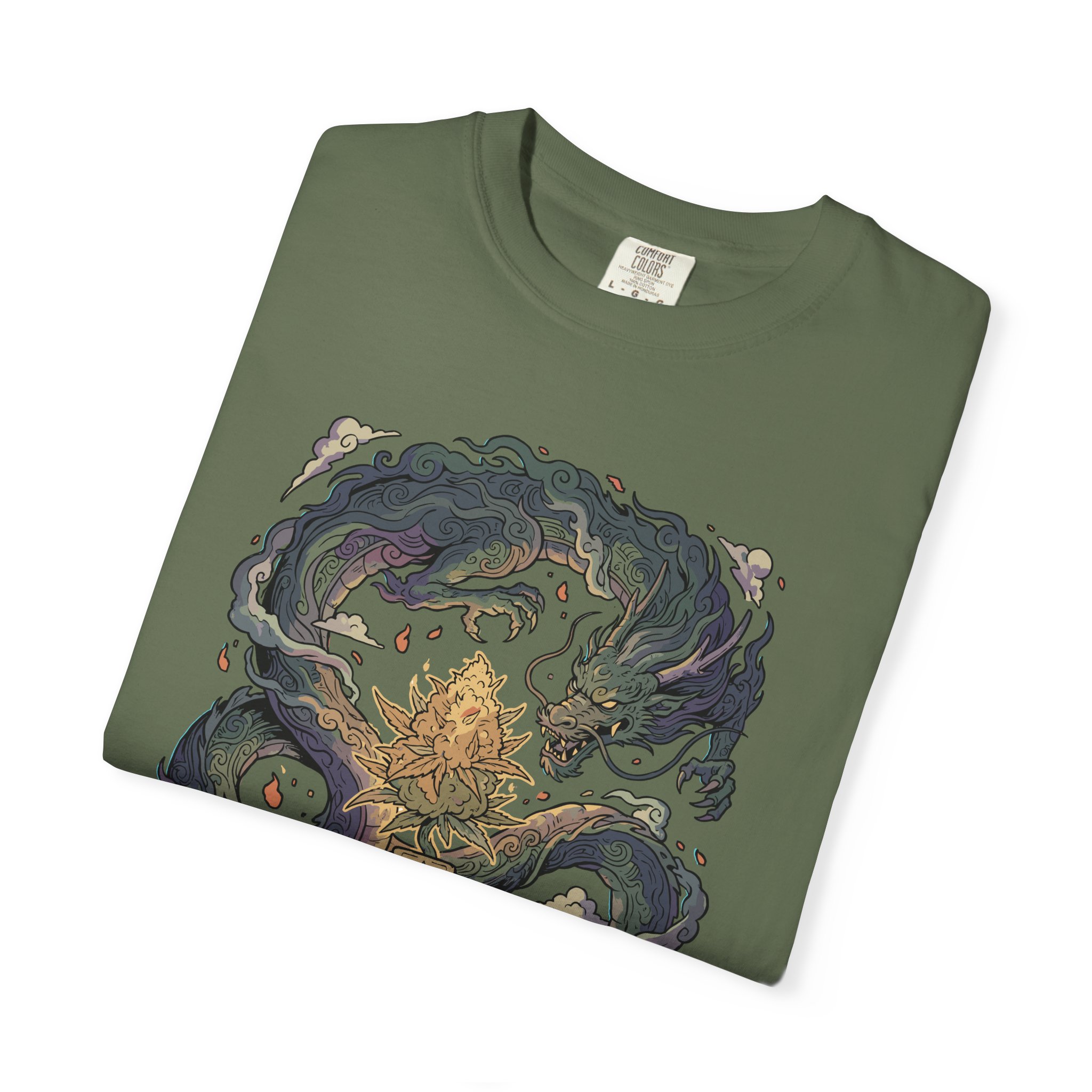 Thank You For Pot Smoking® T-Shirt — Vintage Kraken Gravestone Design (“Here Lies My Sanity”) - Image 35