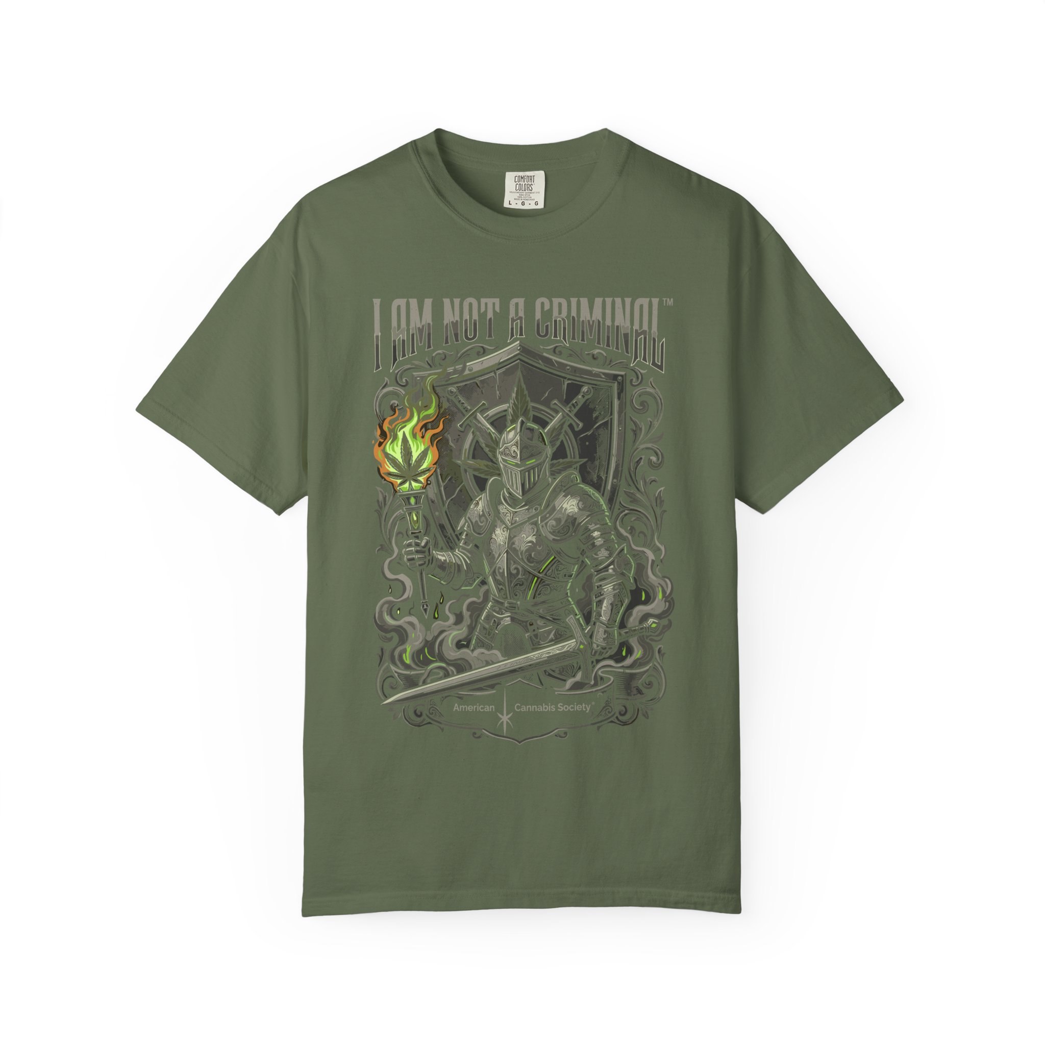 I Am Not a Criminal™ Fantasy T-Shirt — Dark Knight Mage Graphic Tee - Image 29